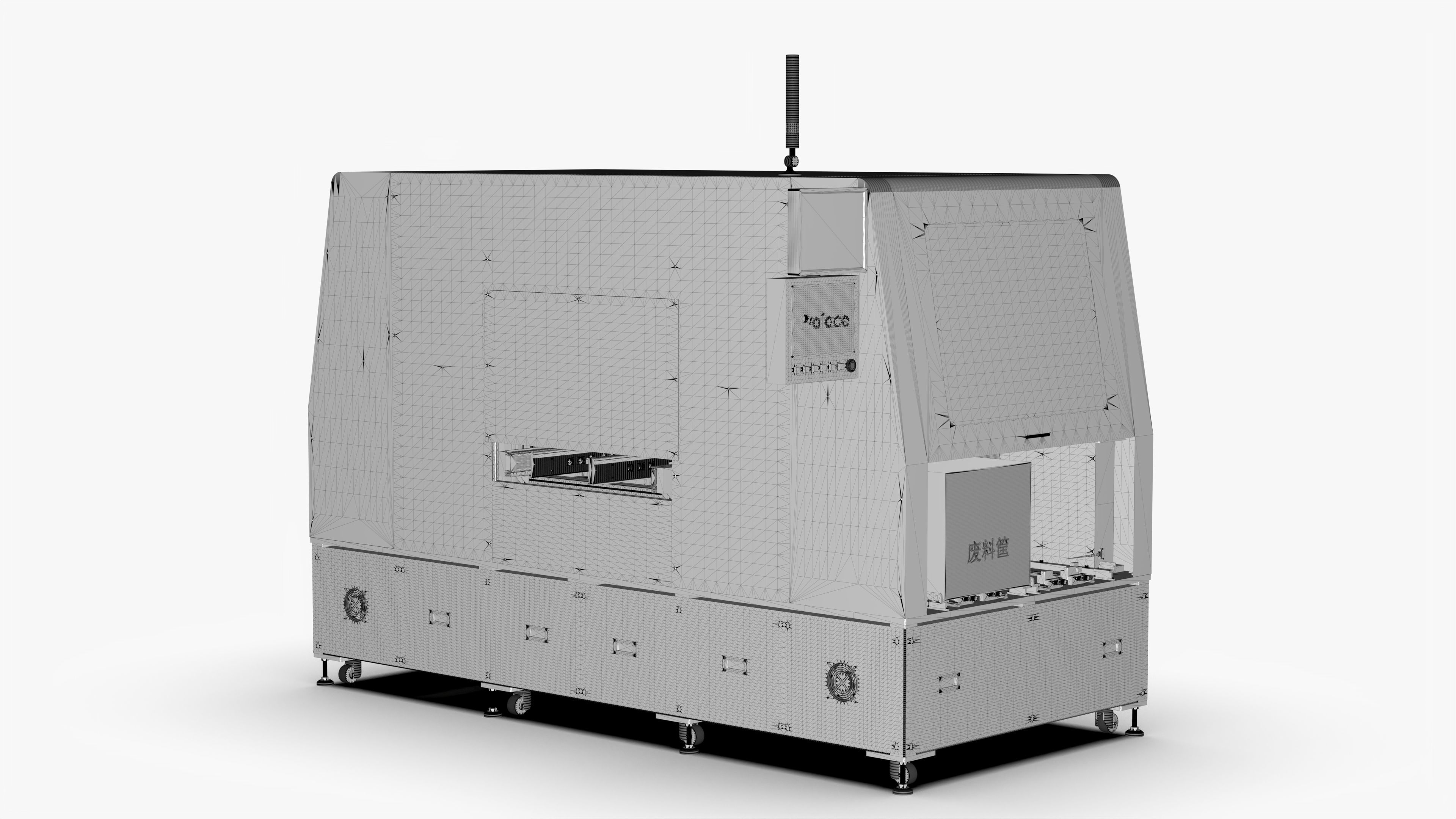 Fully Automatic Plug In Machine 3D model_16