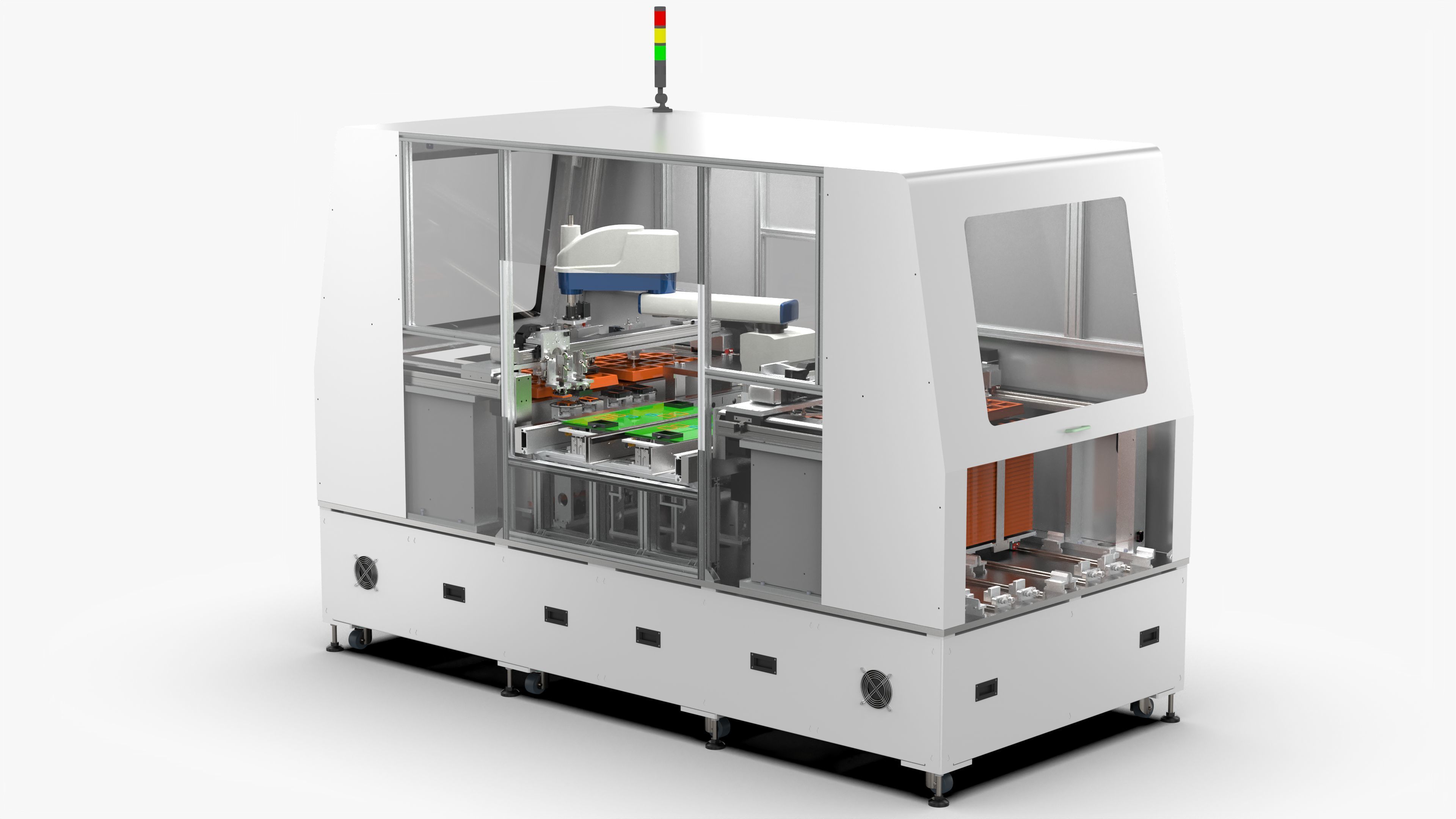 Fully Automatic Plug In Machine 3D model_3