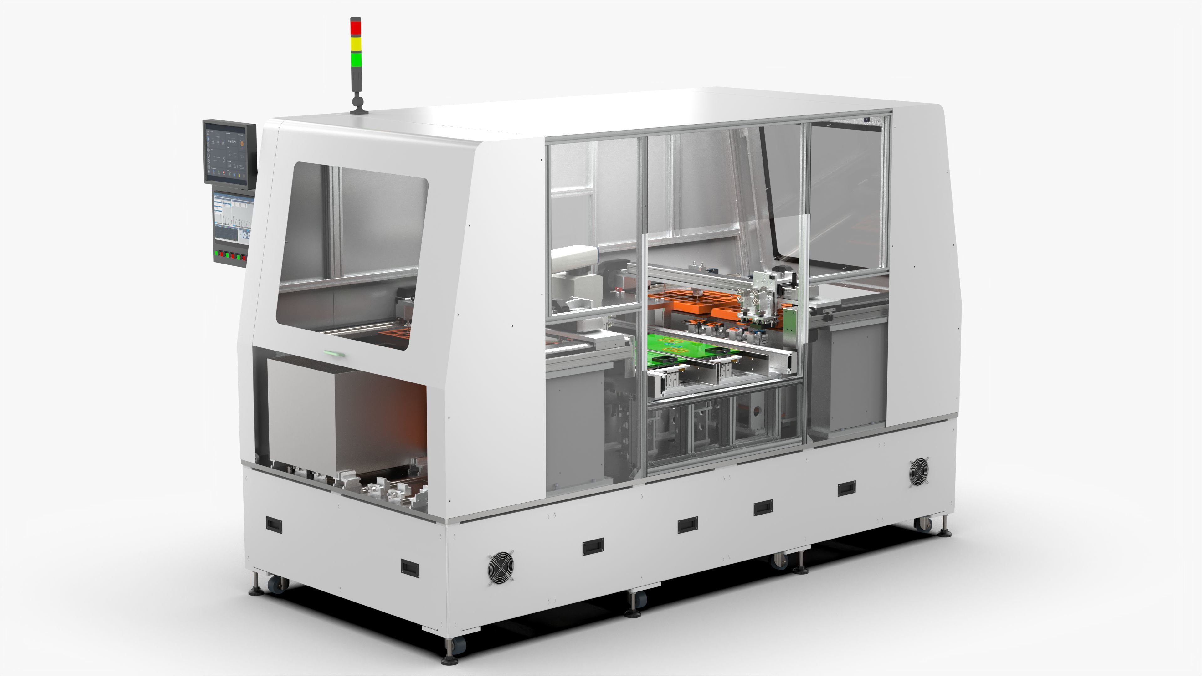 Fully Automatic Plug In Machine 3D model_4