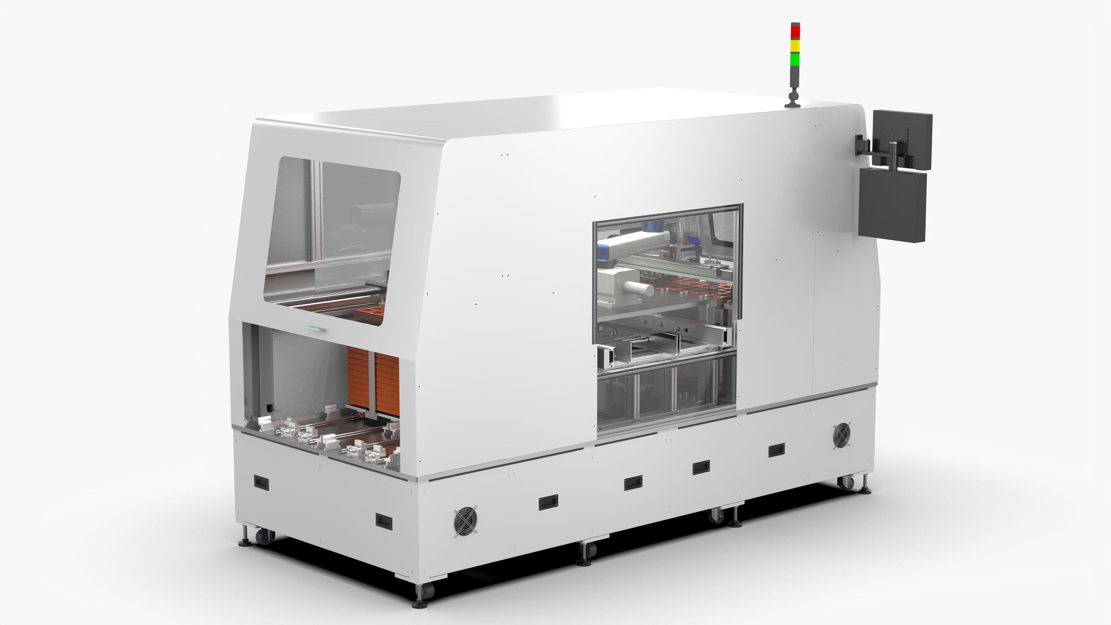 Fully Automatic Plug In Machine 3D model_2