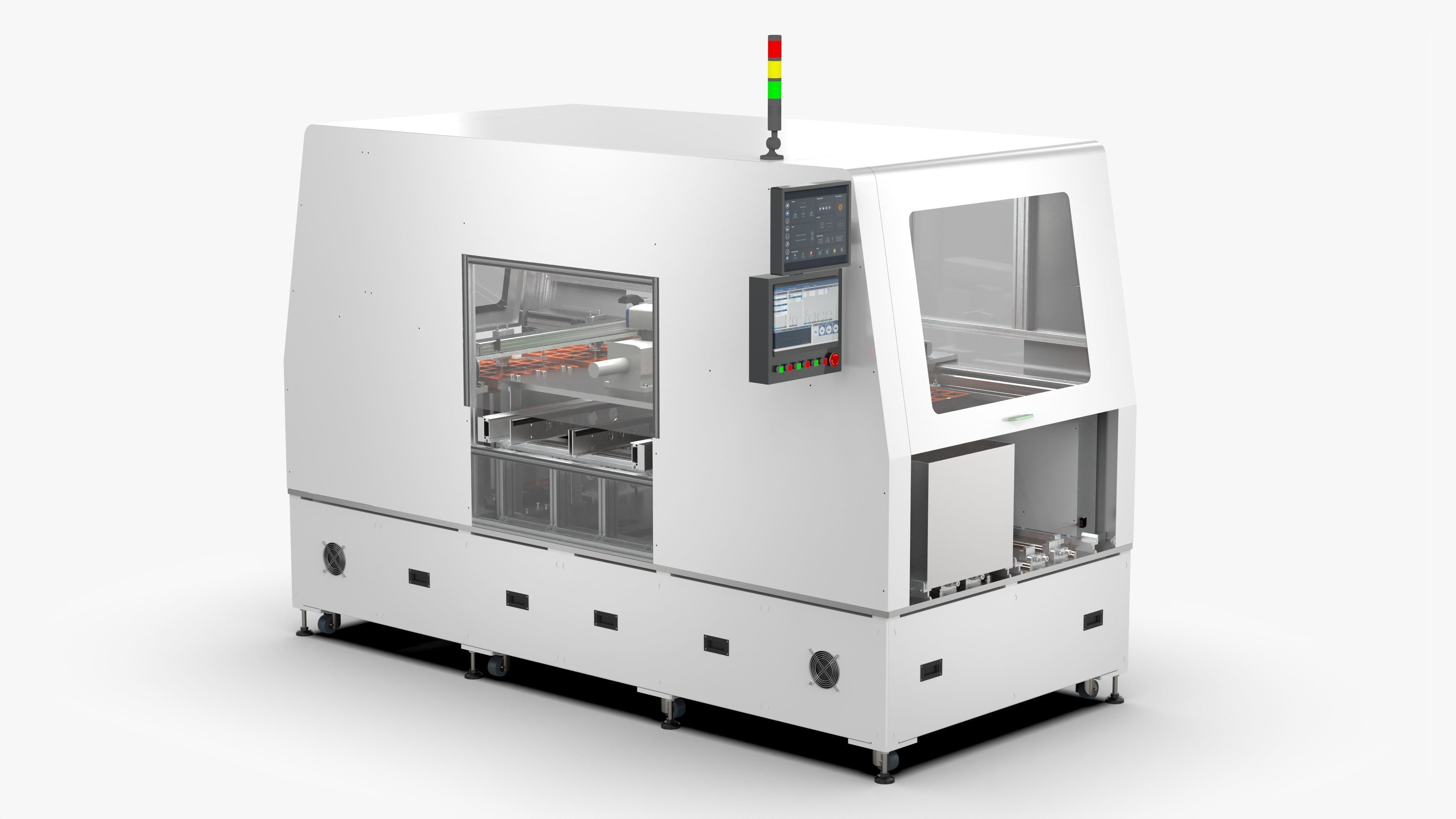 Fully Automatic Plug In Machine 3D model_1