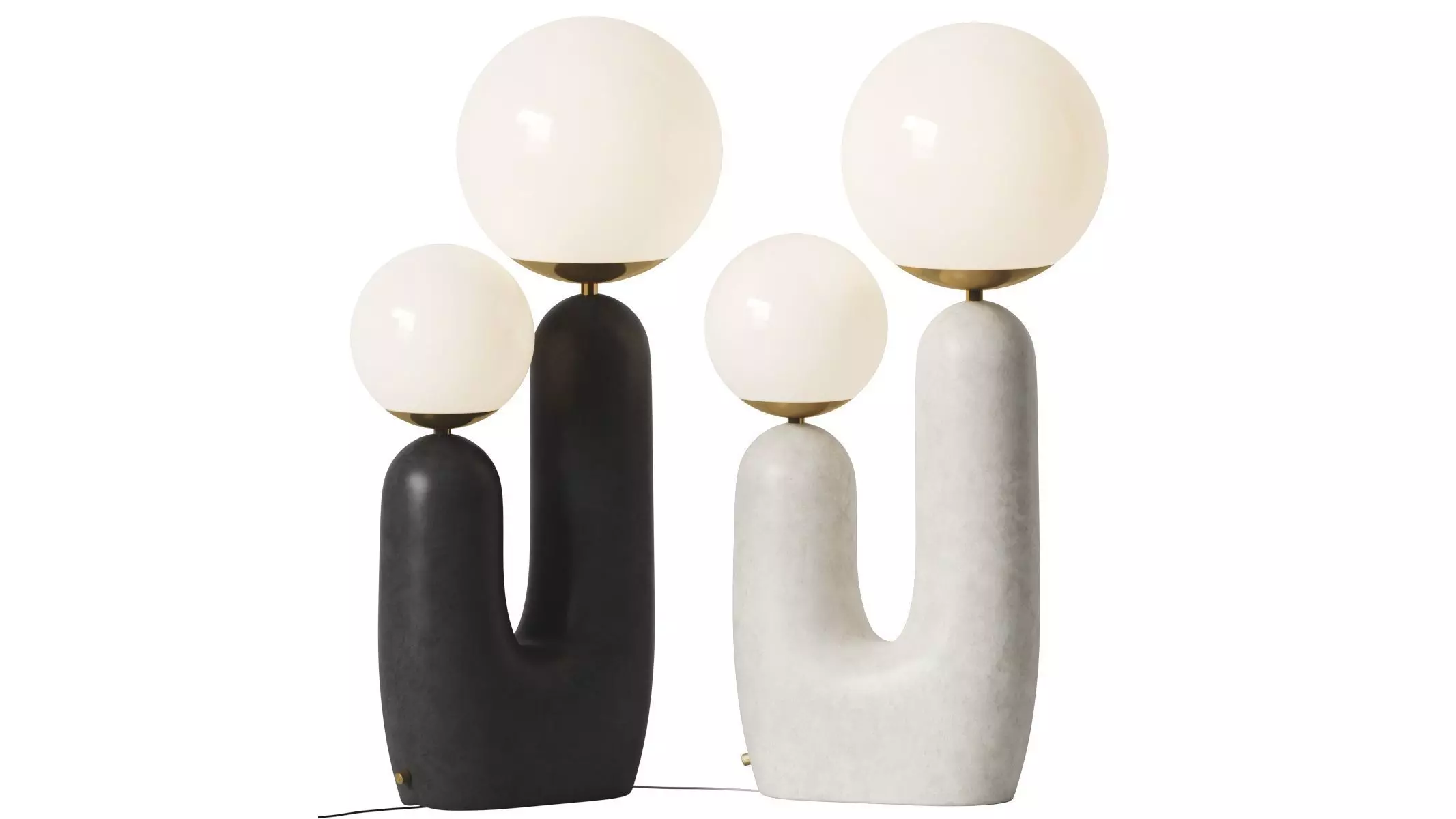 1st Dibs - Ceramic Base Oo Lamp 3D model_0