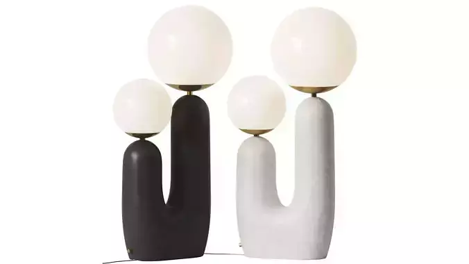 1st Dibs - Ceramic Base Oo Lamp