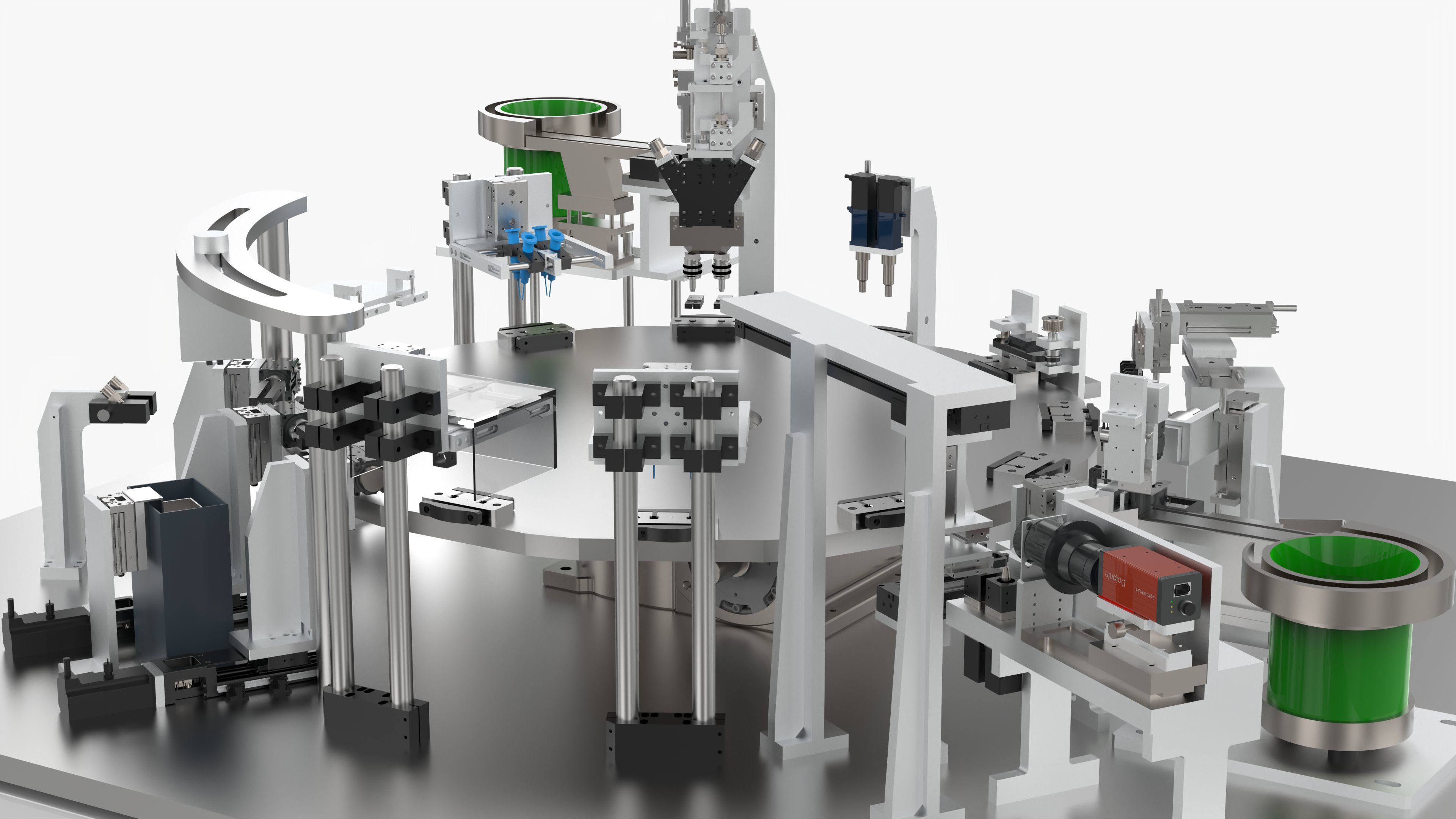 Automatic Injection Needle Assembly Dispensing Machine 3D model_13