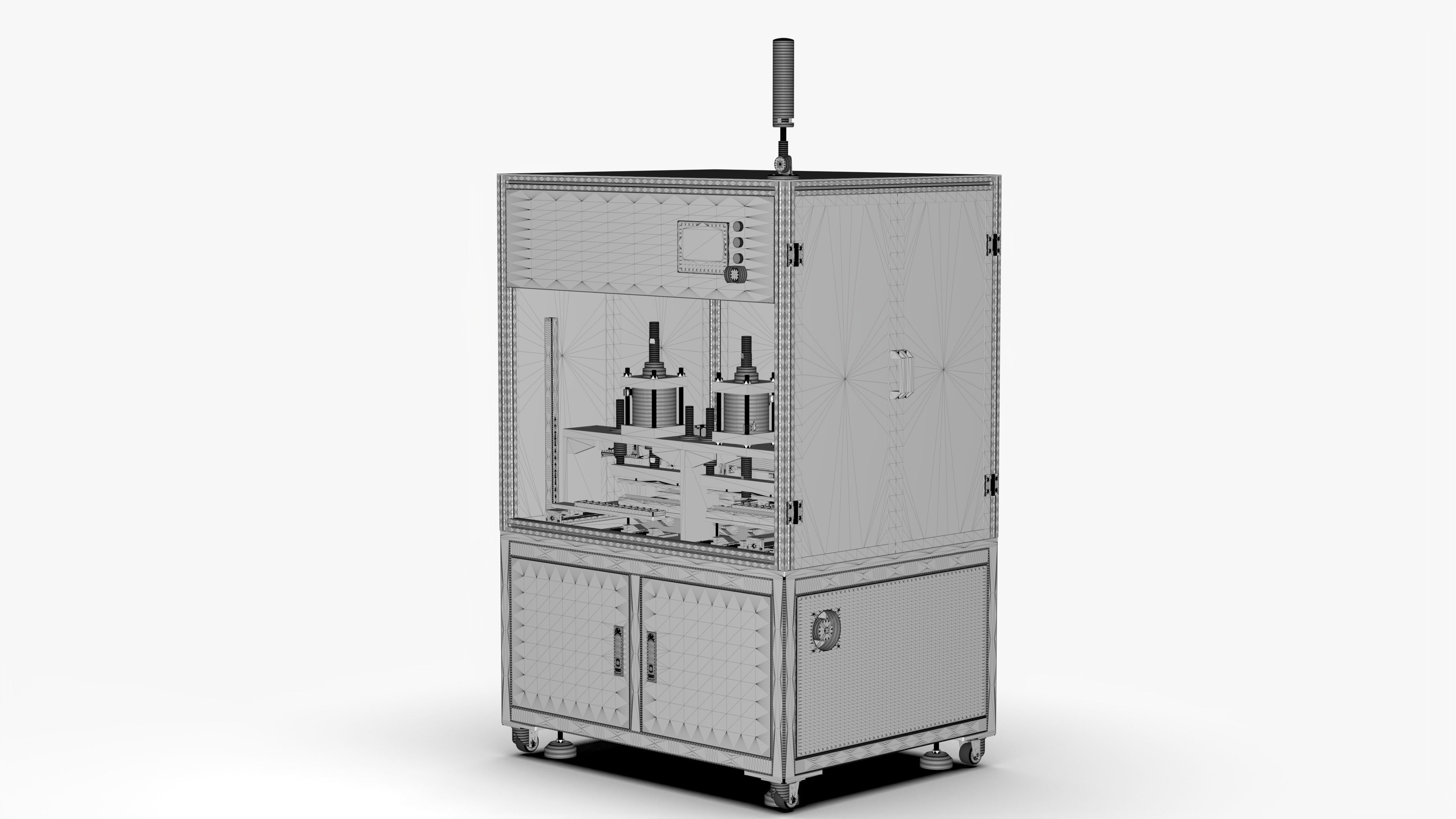 Automatic Resistance Cutting Test Machine 3D model_14