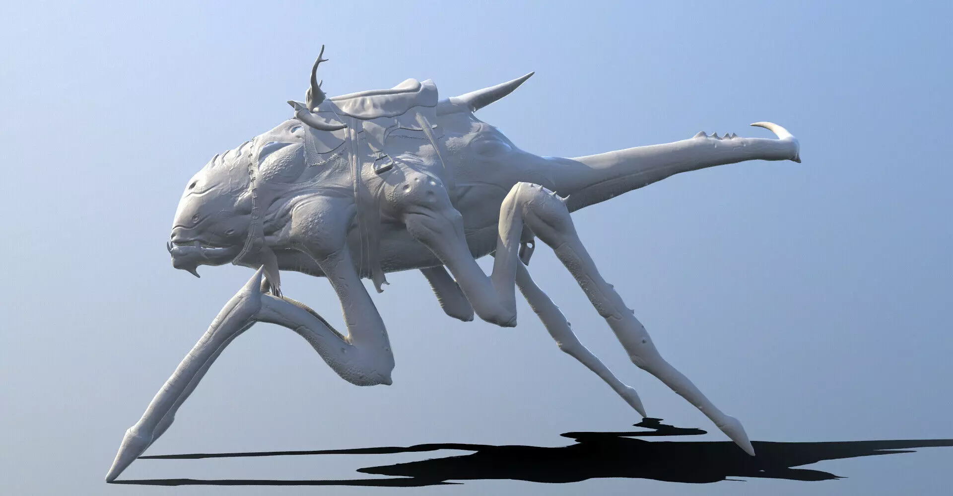 RunnerCreature creature with long legs 3D model
