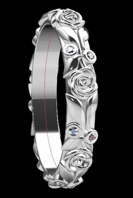 Ring rk103 3D print model_14