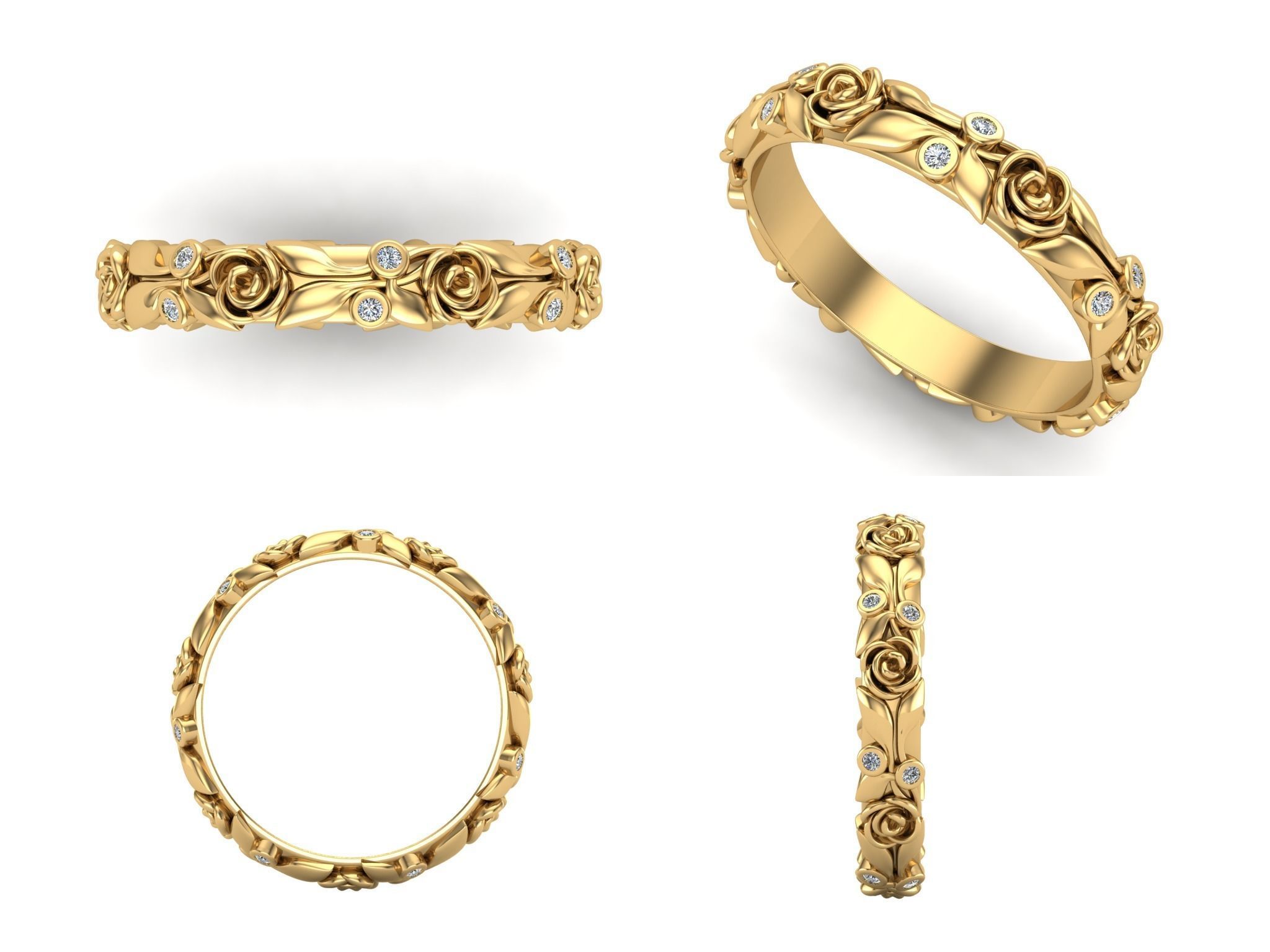 Ring rk103 3D print model_3