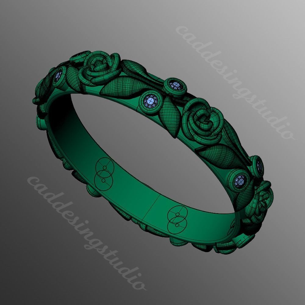 Ring rk103 3D print model_2