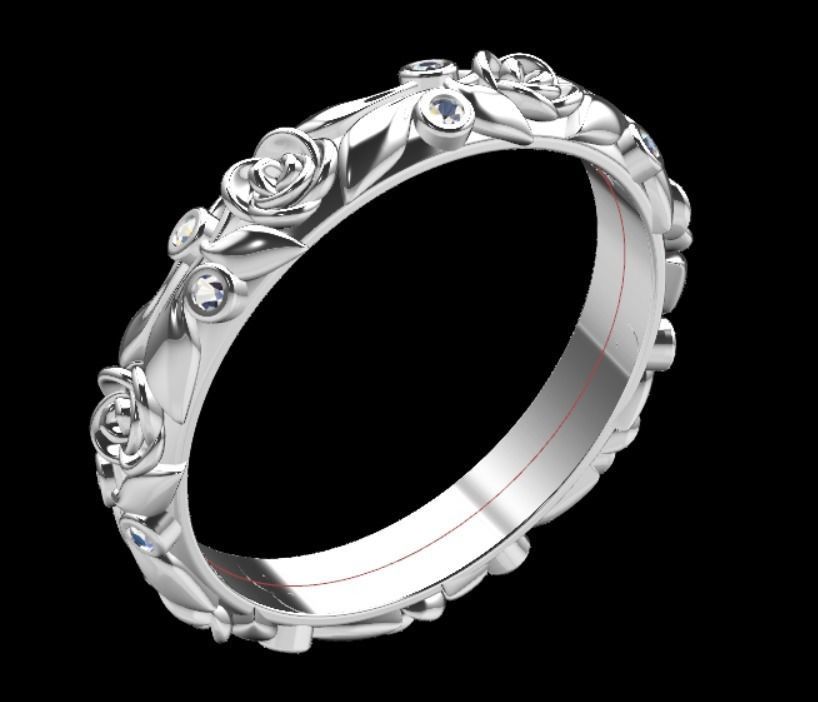 Ring rk103 3D print model_15