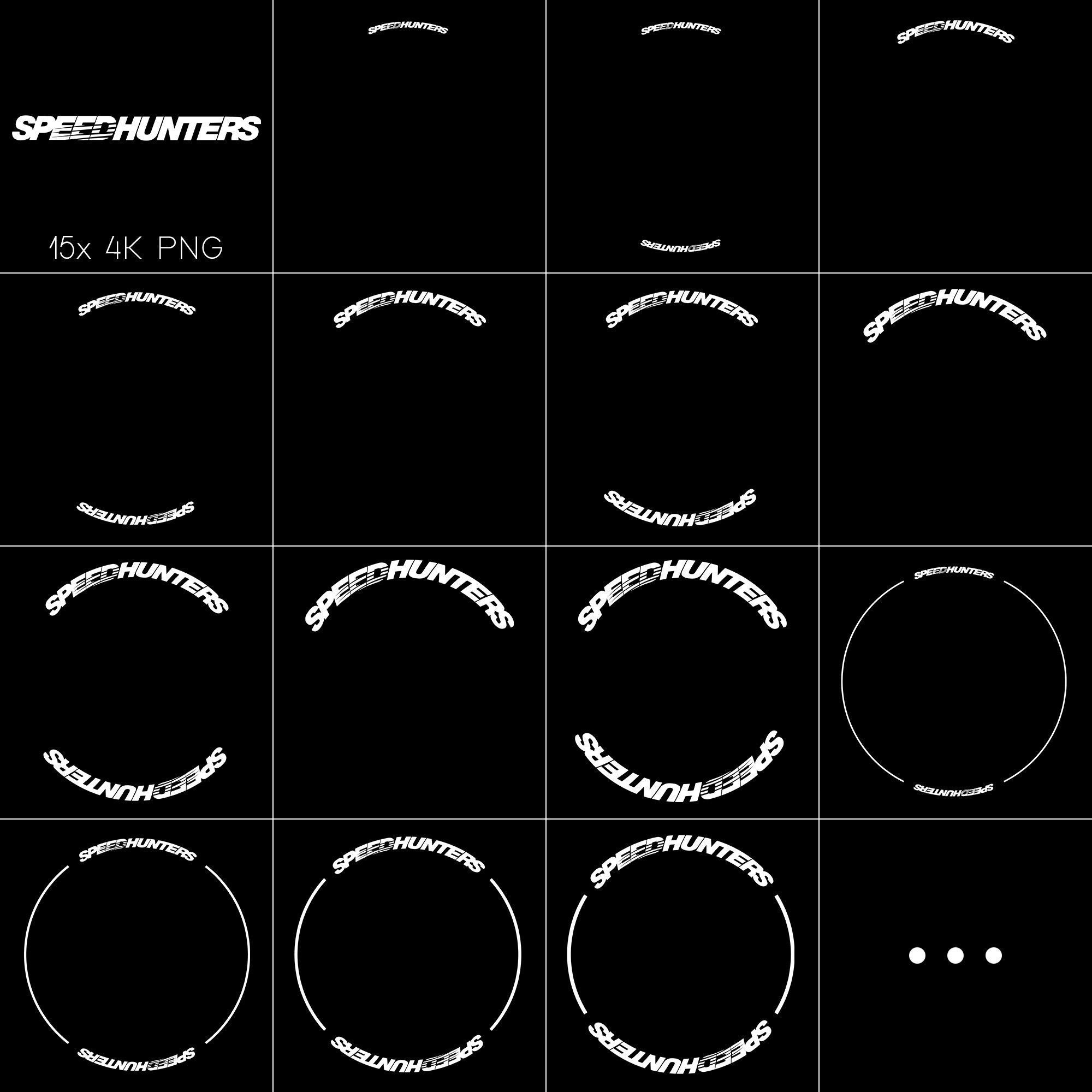 15x Speedhunters tire sidewall 4K PNG decals Texture_2