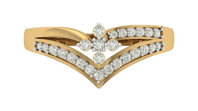 Engagement Ring 3D print model