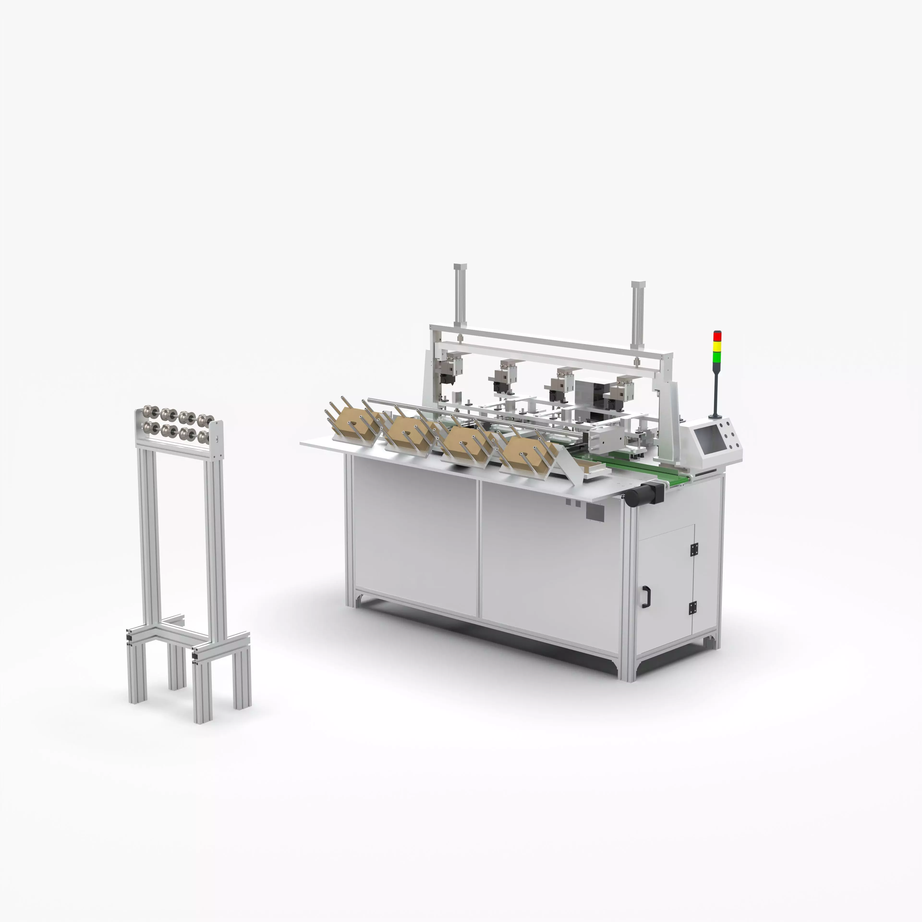 Automatic Wet Tissue Paper Packaging Laminating Machine 3D model_0