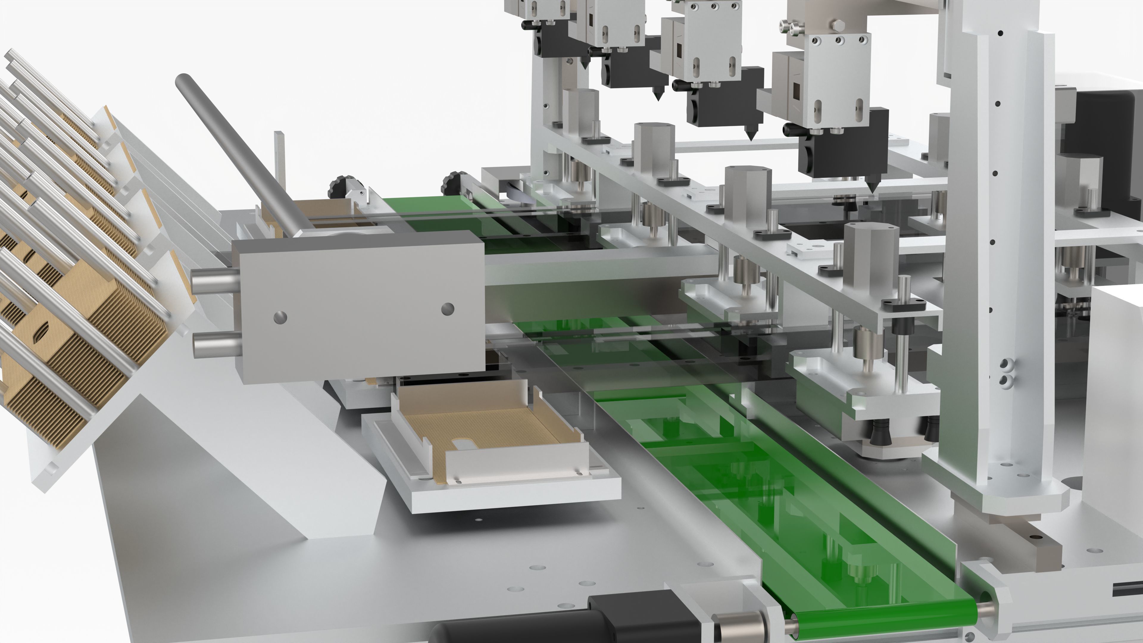 Automatic Wet Tissue Paper Packaging Laminating Machine 3D model_12