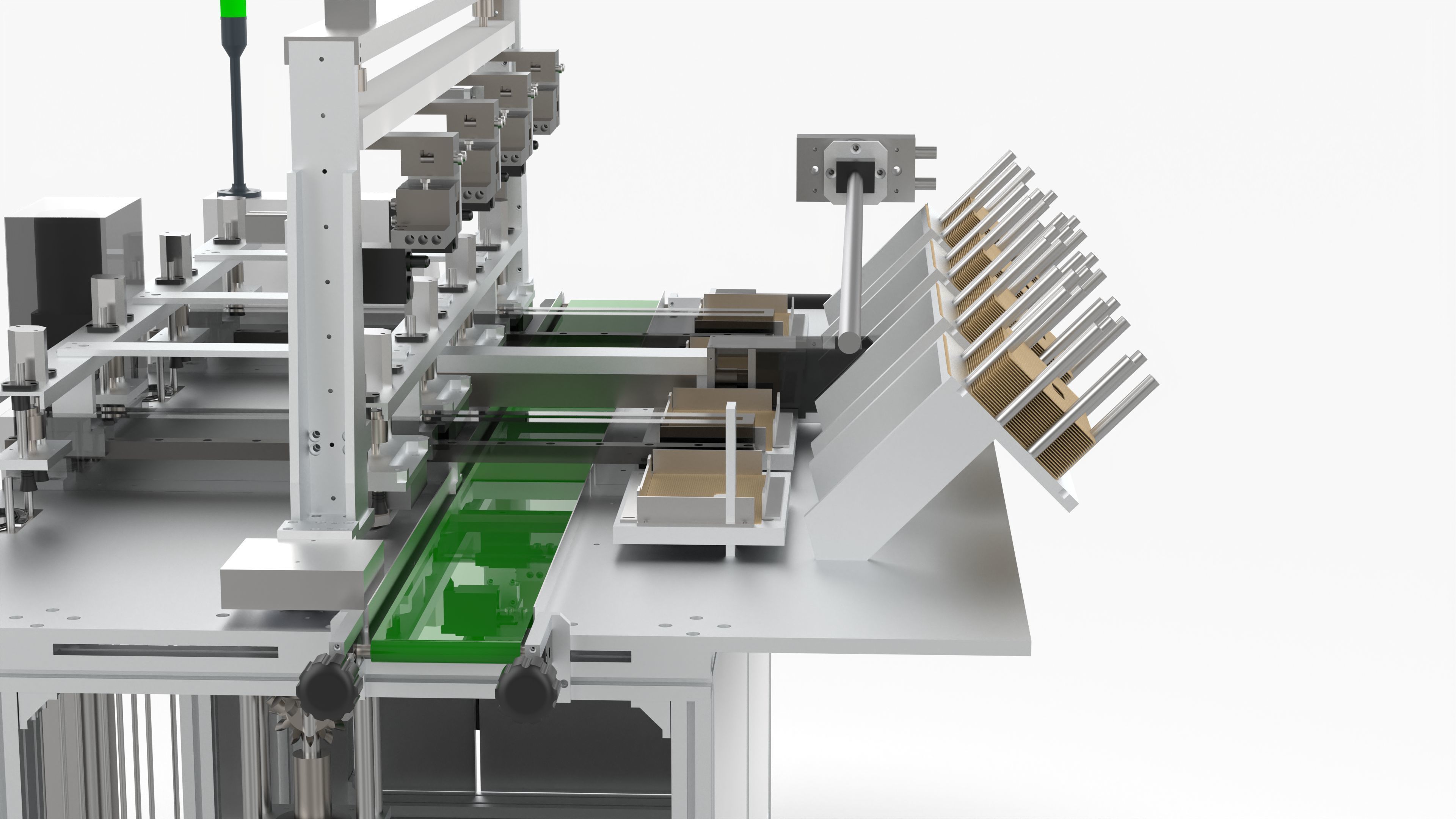 Automatic Wet Tissue Paper Packaging Laminating Machine 3D model_8