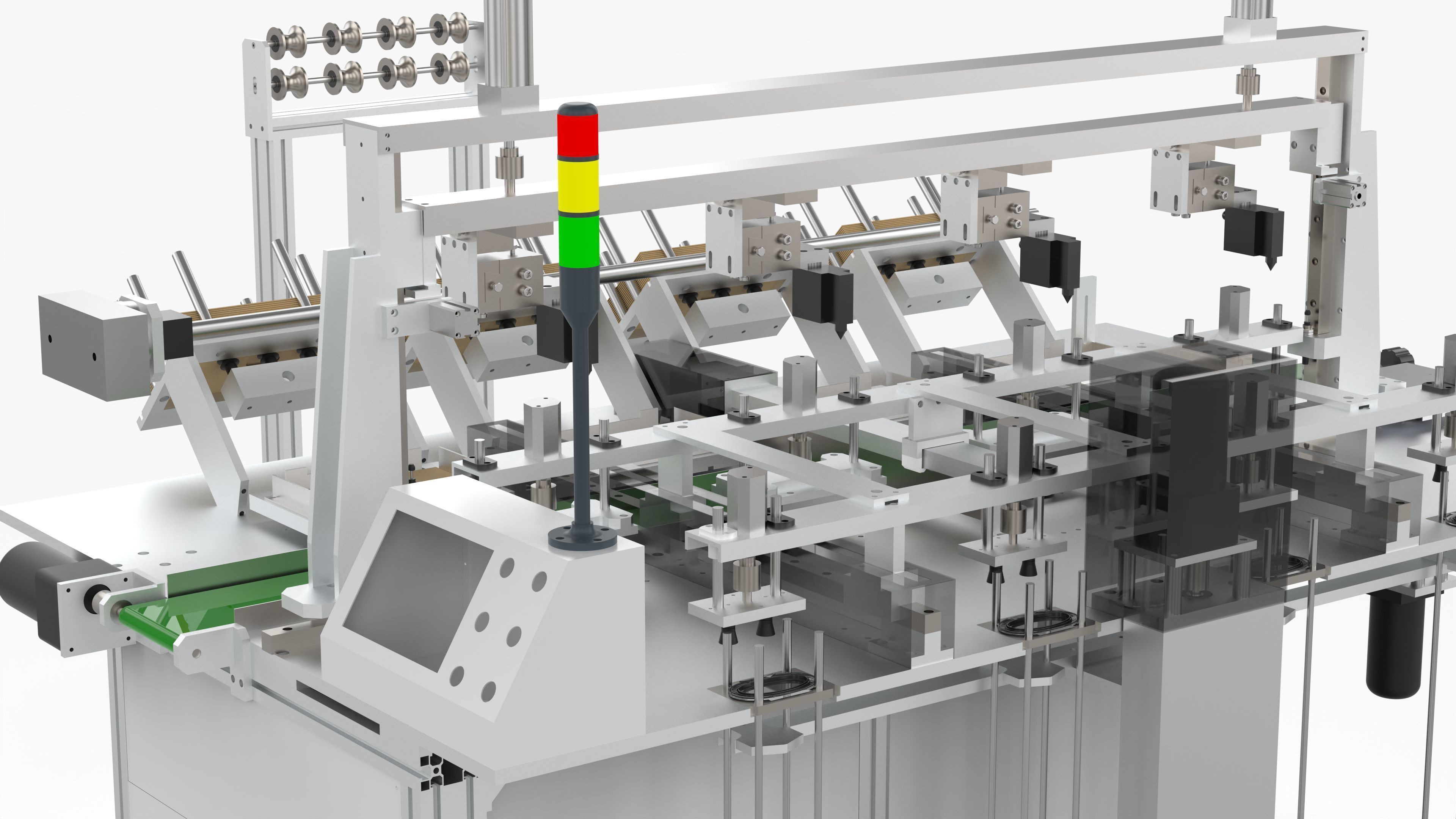 Automatic Wet Tissue Paper Packaging Laminating Machine 3D model_11