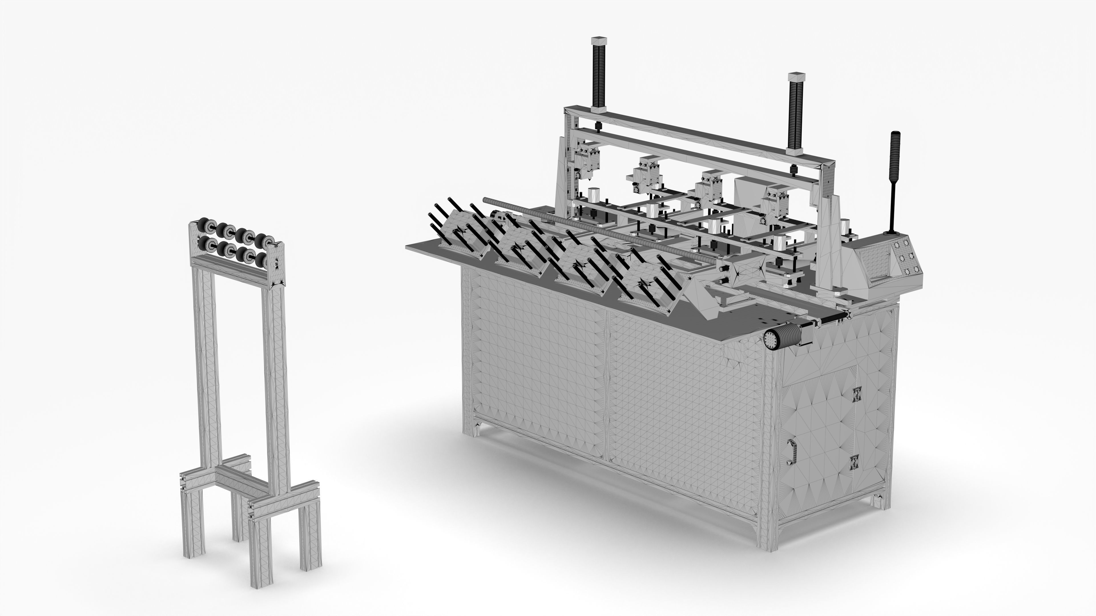 Automatic Wet Tissue Paper Packaging Laminating Machine 3D model_14