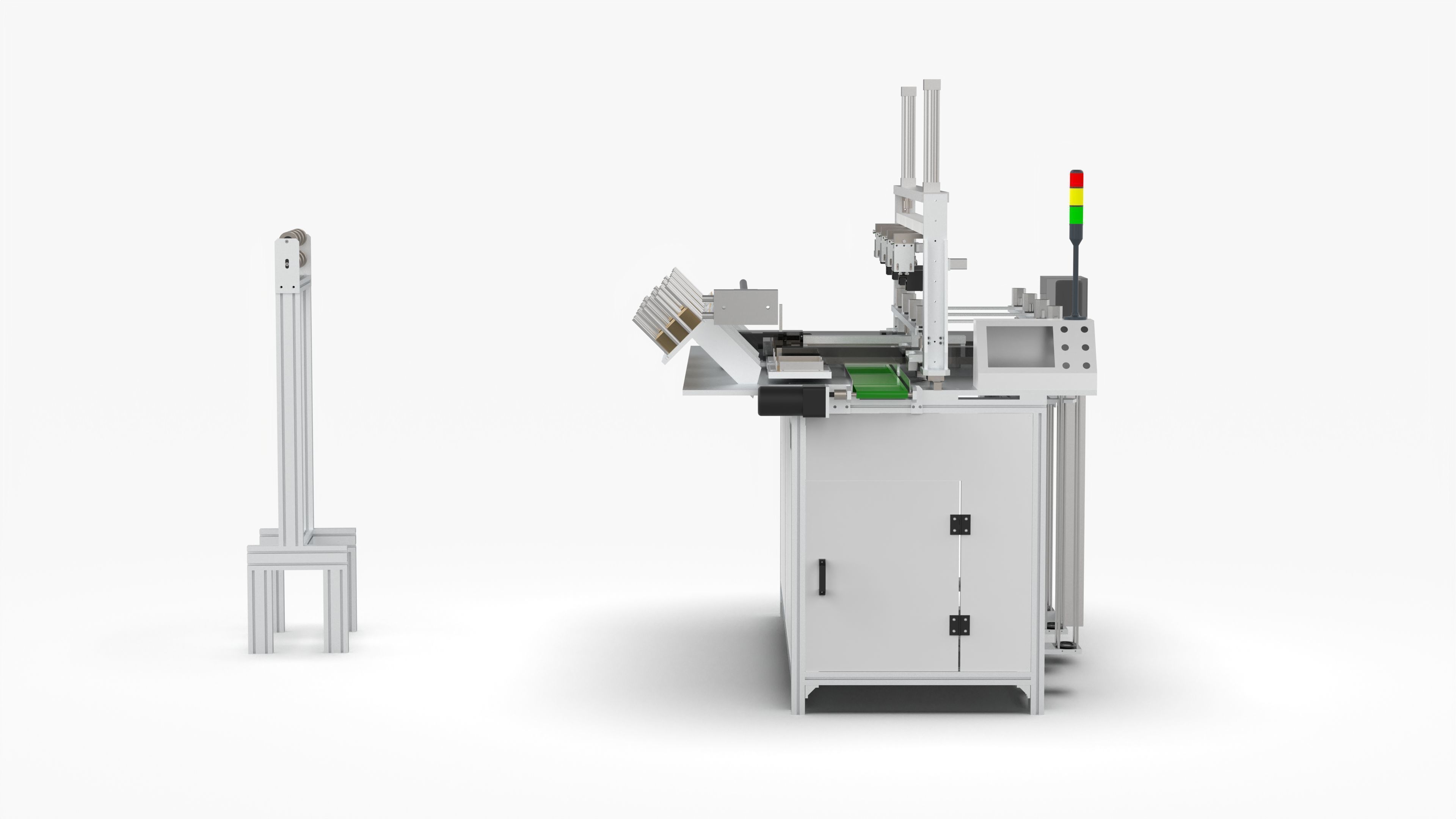 Automatic Wet Tissue Paper Packaging Laminating Machine 3D model_5