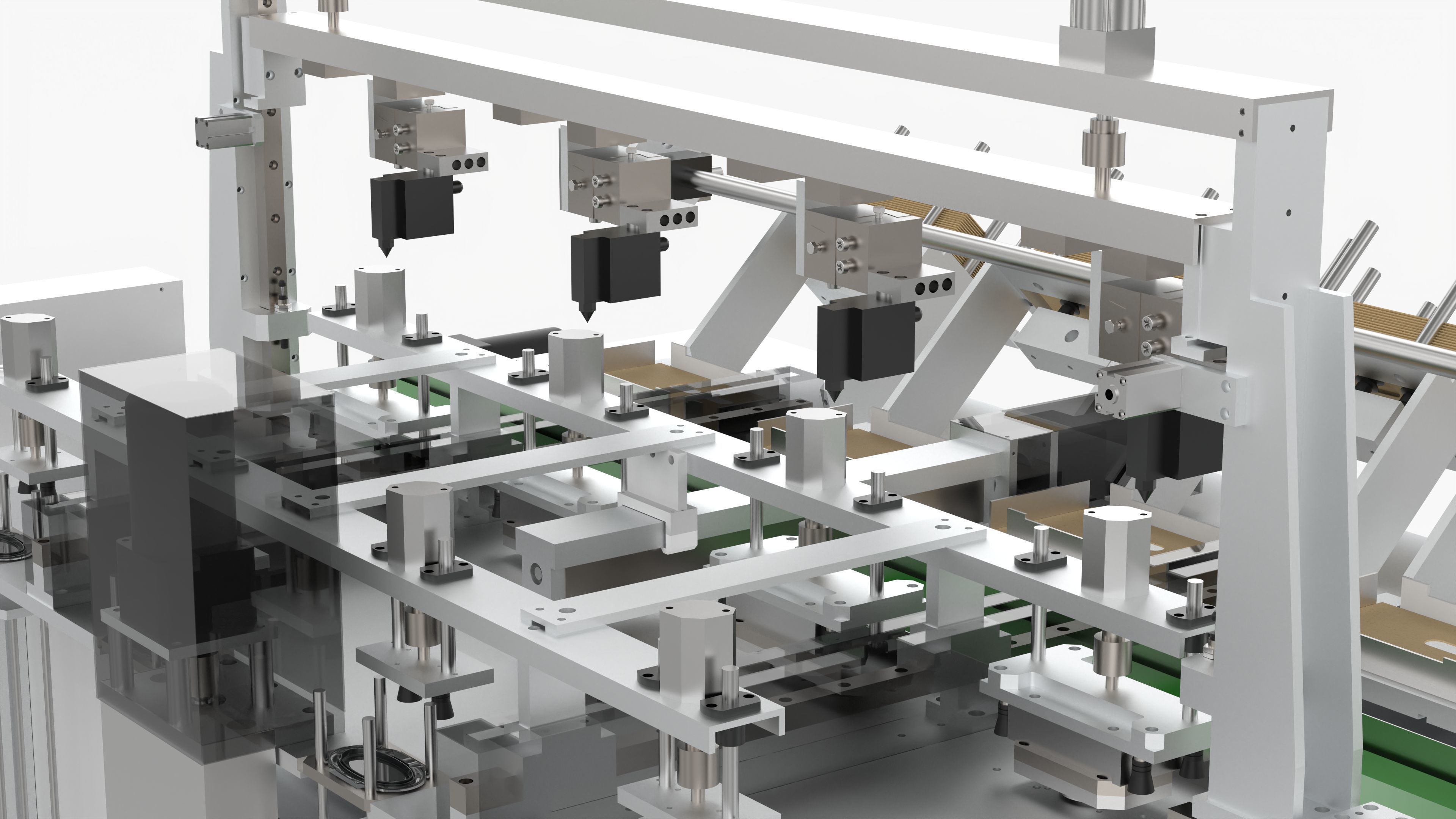 Automatic Wet Tissue Paper Packaging Laminating Machine 3D model_10