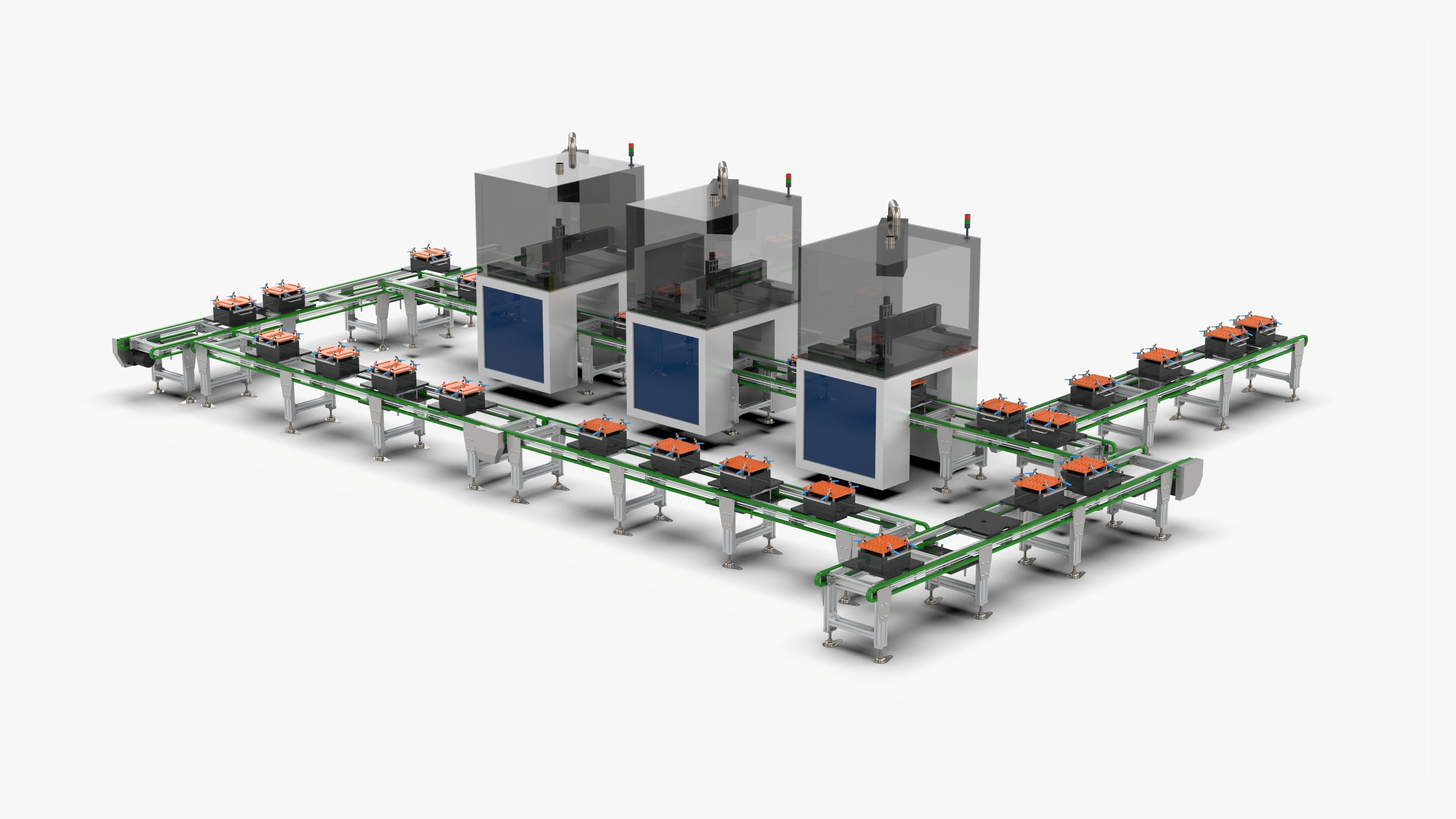 Square Shell Manual Welding and Visual Inspection Line 3D model_1