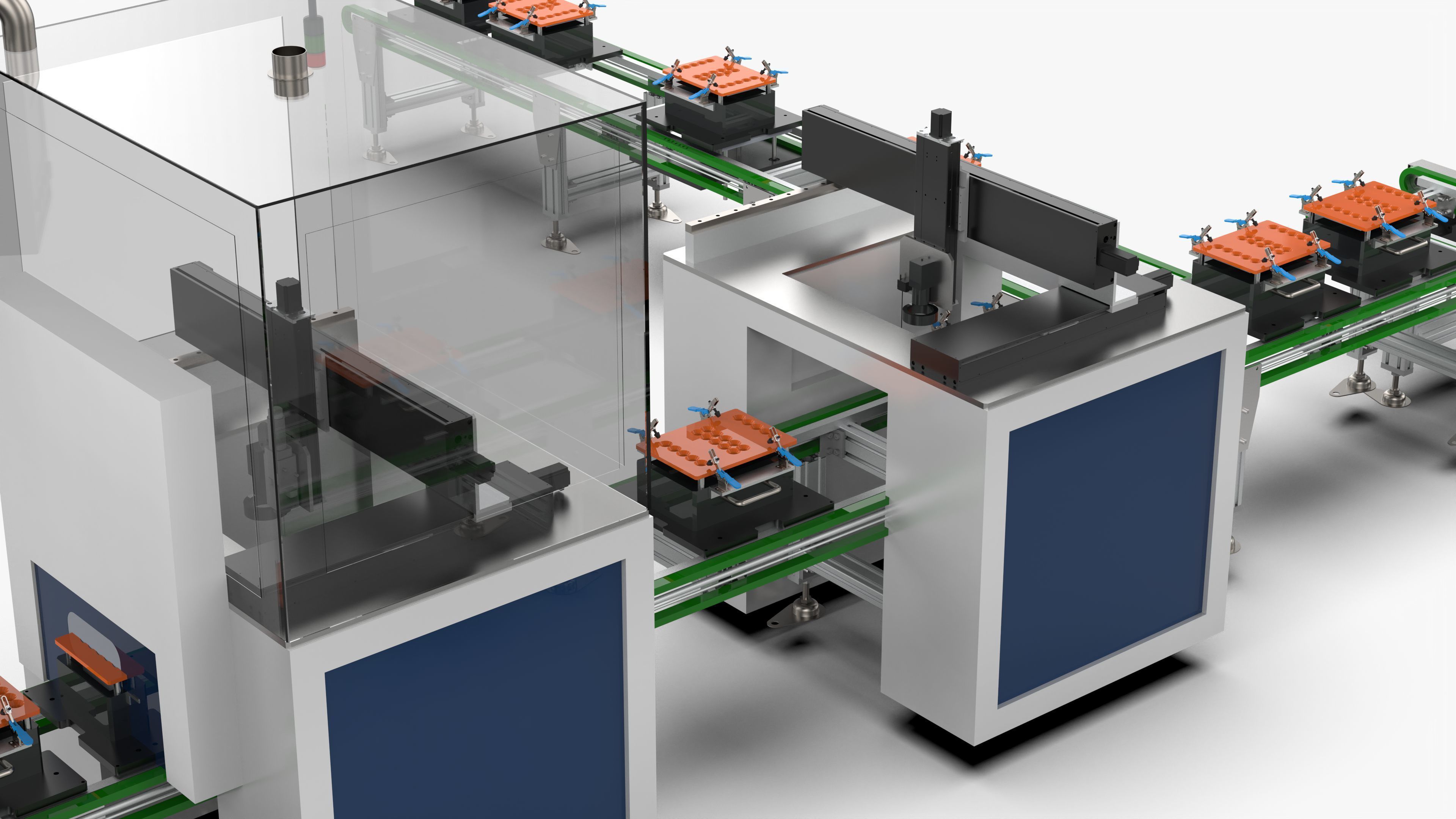 Square Shell Manual Welding and Visual Inspection Line 3D model_12