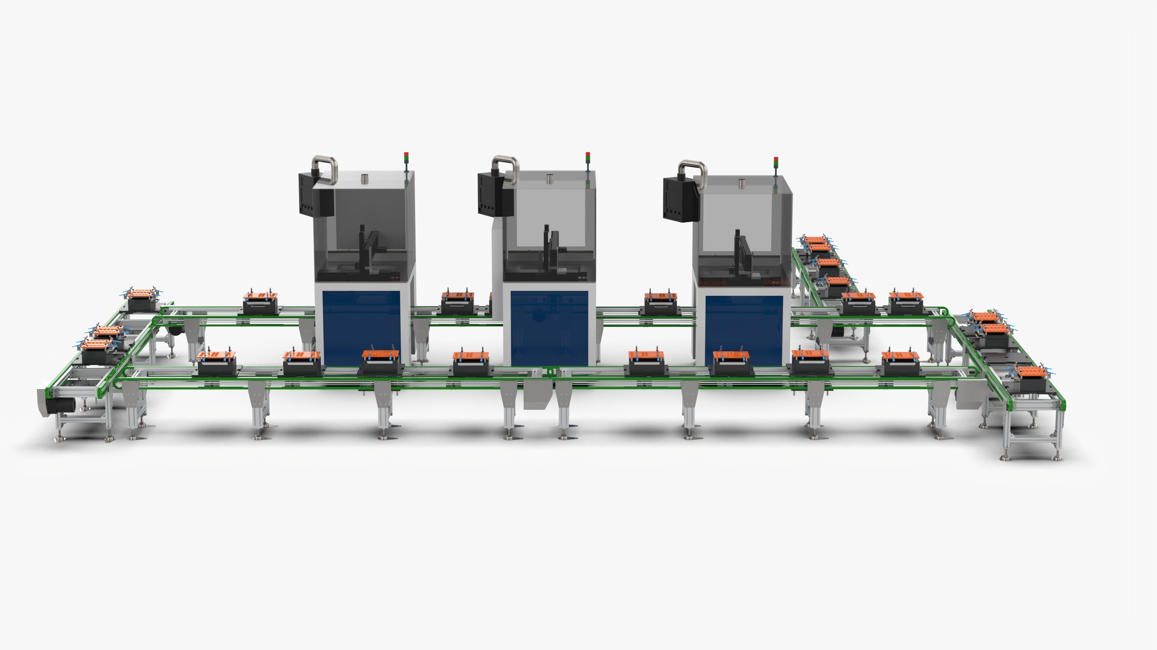 Square Shell Manual Welding and Visual Inspection Line 3D model_6