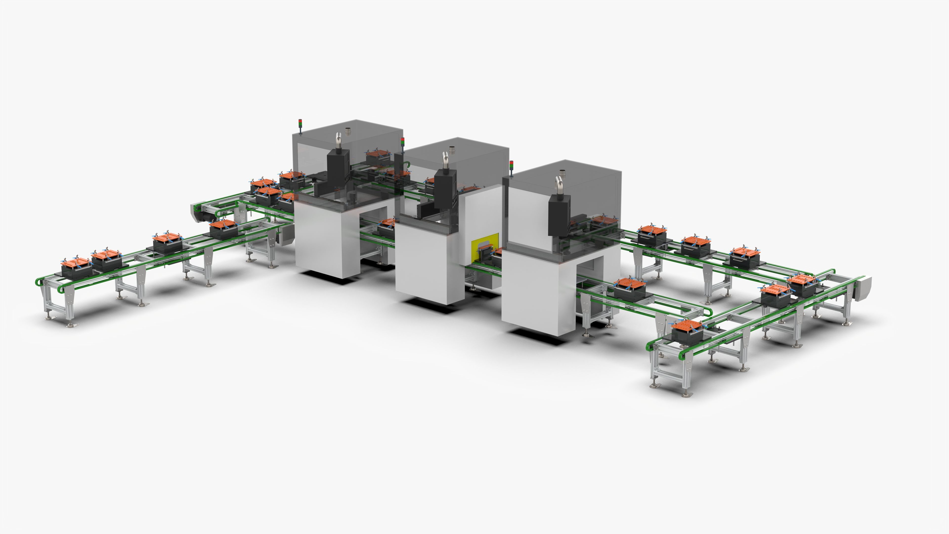 Square Shell Manual Welding and Visual Inspection Line 3D model_3