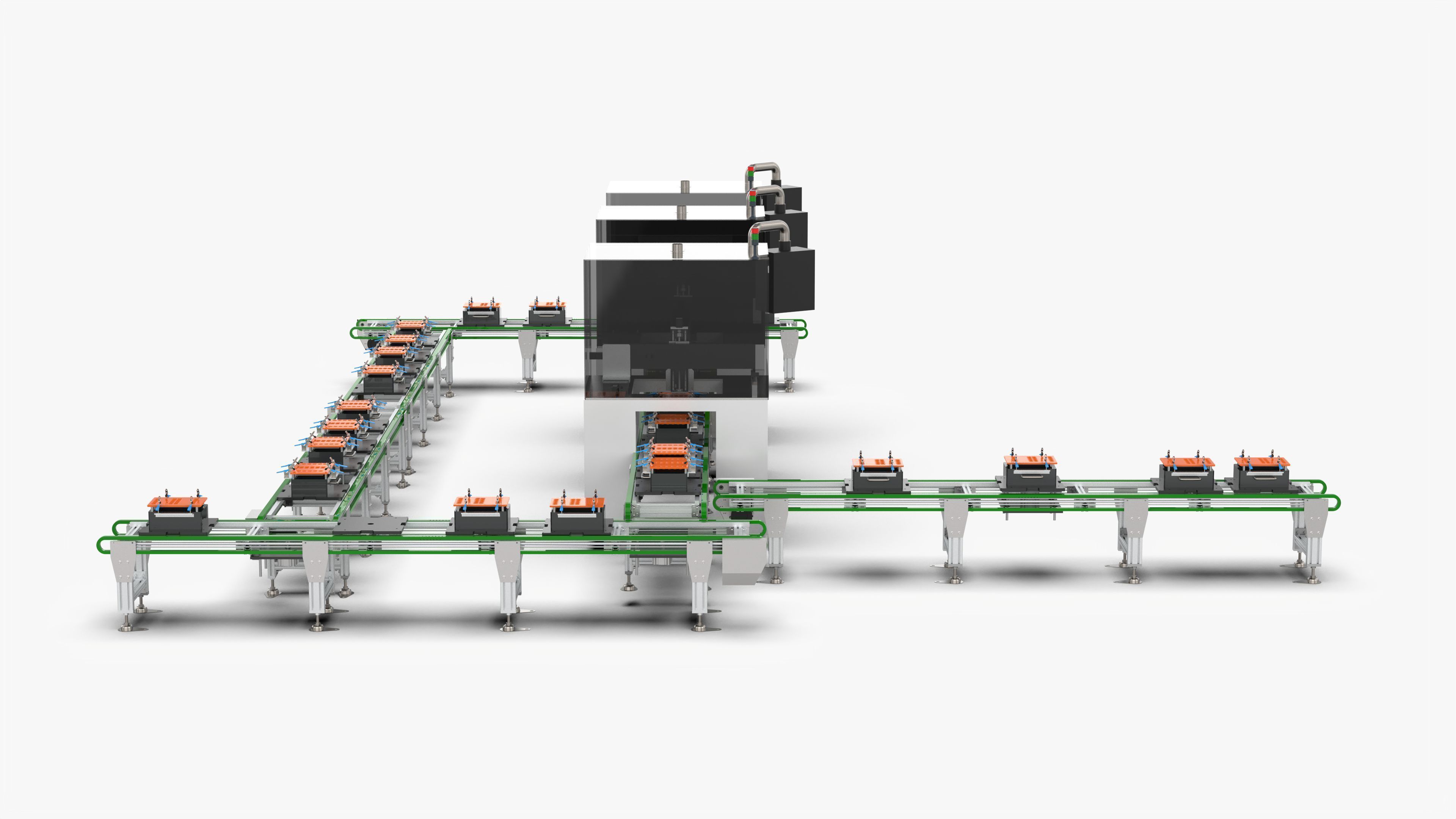 Square Shell Manual Welding and Visual Inspection Line 3D model_5