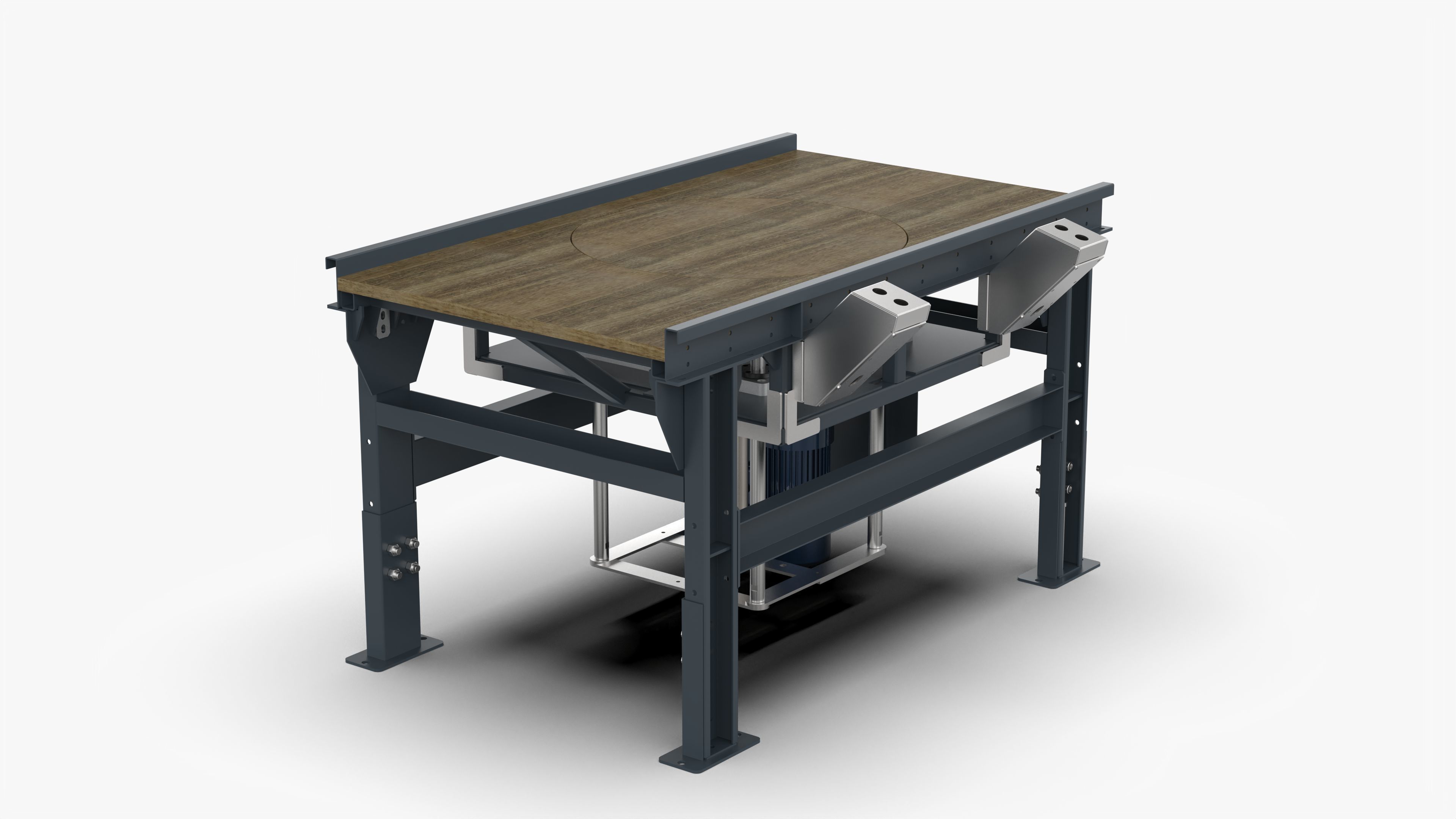 Electric Lifting and Rotating Operation Table 3D model_1