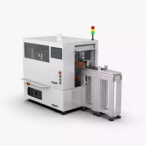 Automatic Micro Motor Shaft Surface Marking Machine 3D model