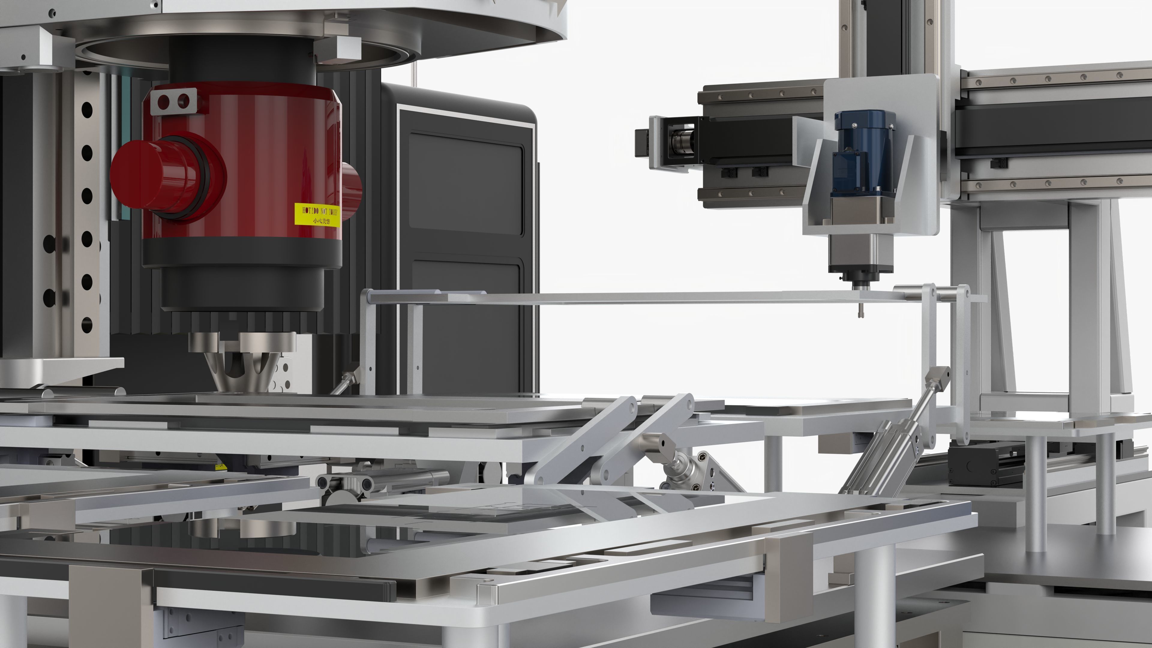 Fully Automatic Extrusion Welding Plate and Deburring Machine 3D model_10