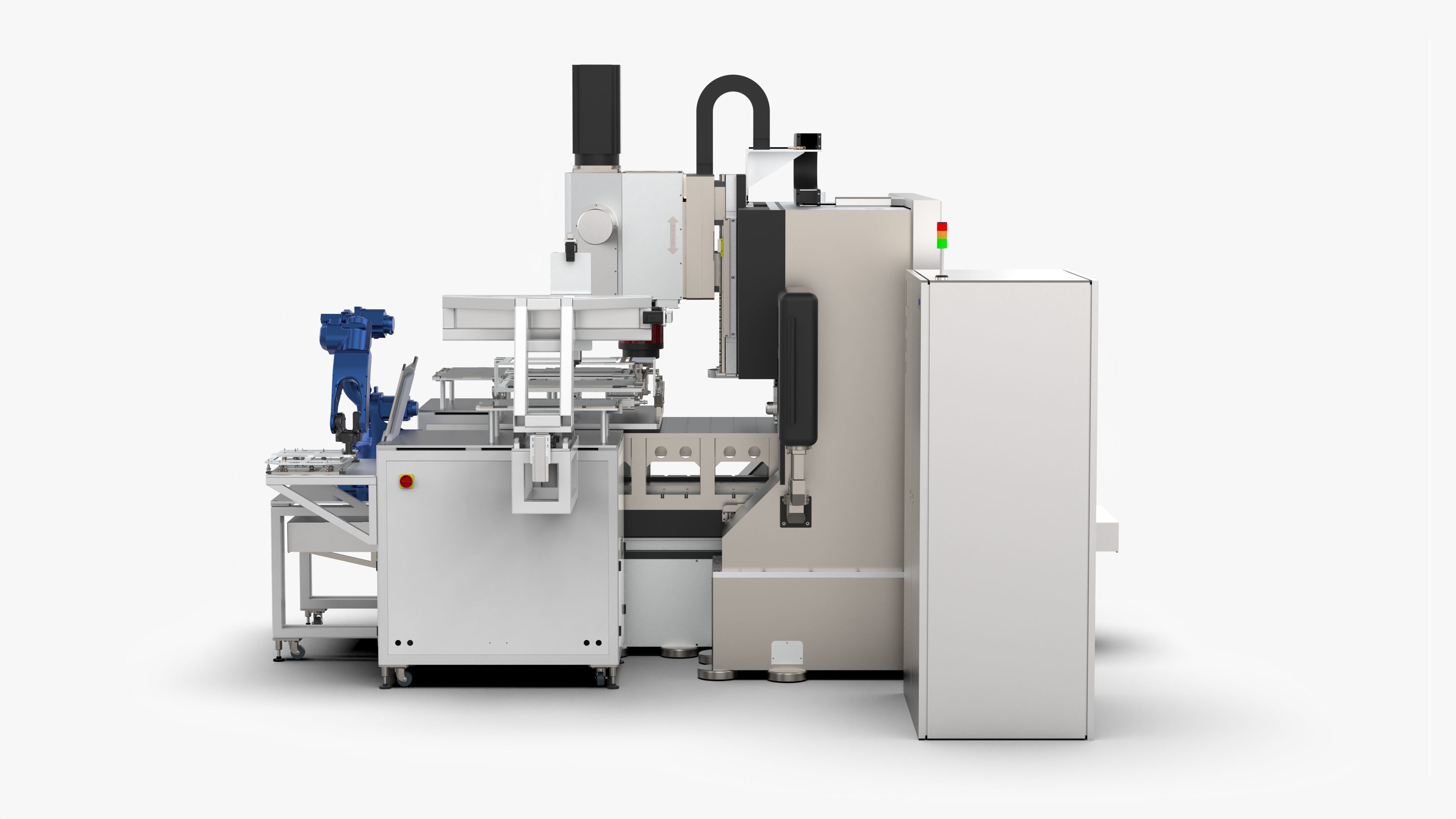 Fully Automatic Extrusion Welding Plate and Deburring Machine 3D model_5