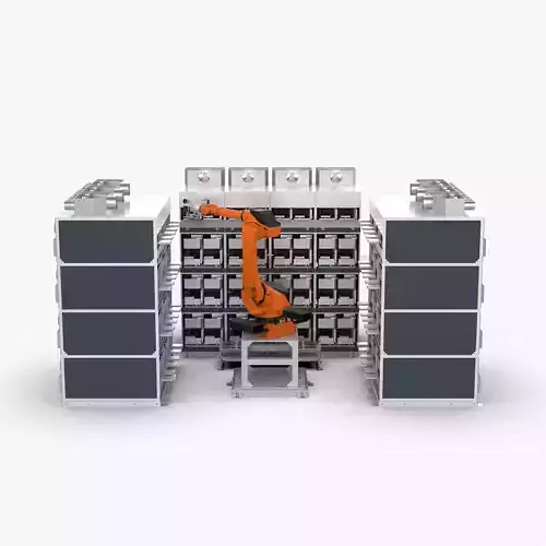 Automatic Main Board Testing Machine 3D model Automatic Main Board Testing Machine 3D model