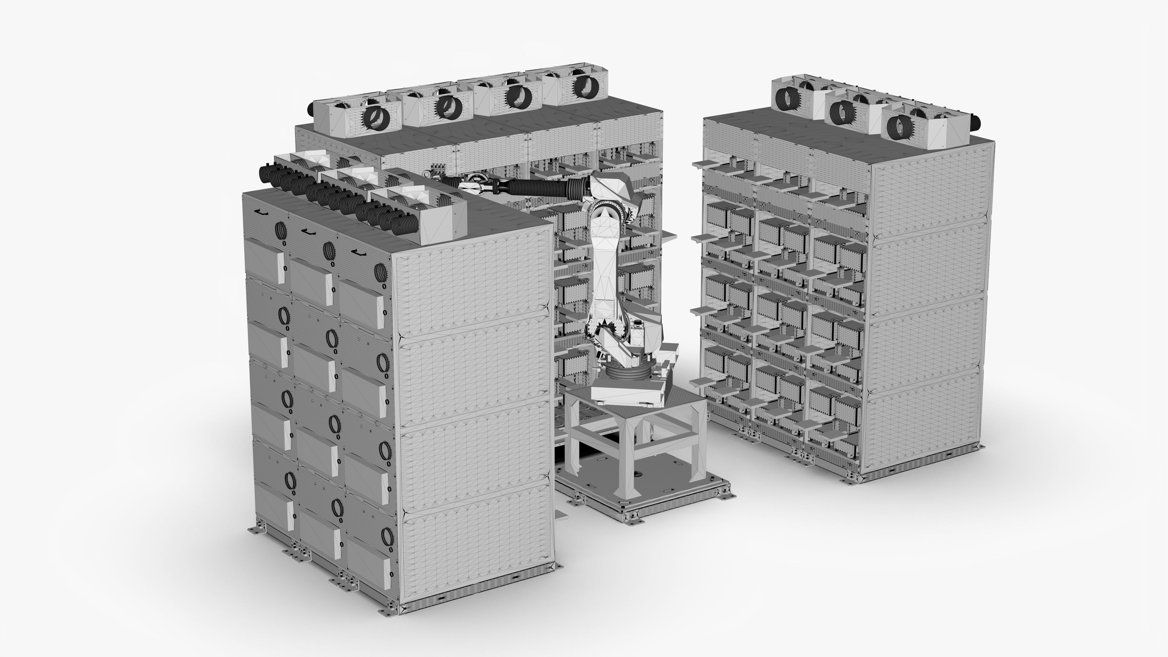 Automatic Main Board Testing Machine 3D model_10