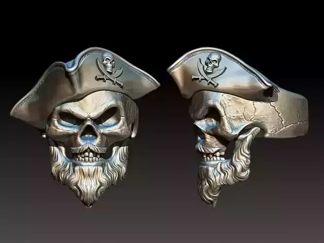 Pirate  skull ring