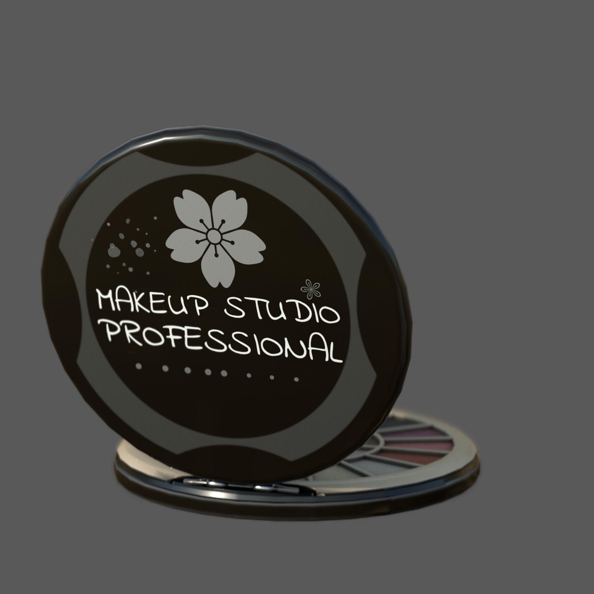 MAKE UP EYE SHADES Low-poly 3D model_4