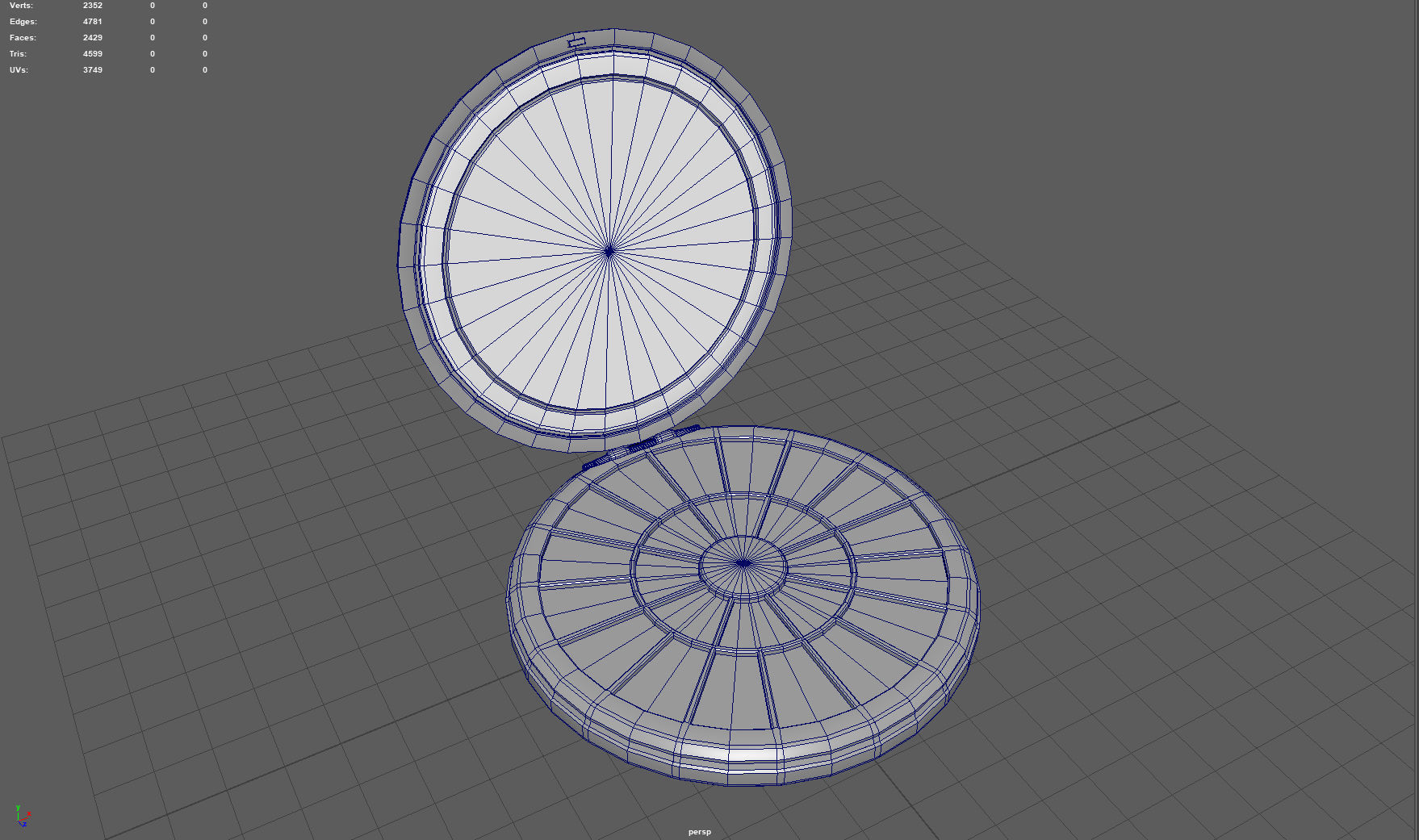 MAKE UP EYE SHADES Low-poly 3D model_12