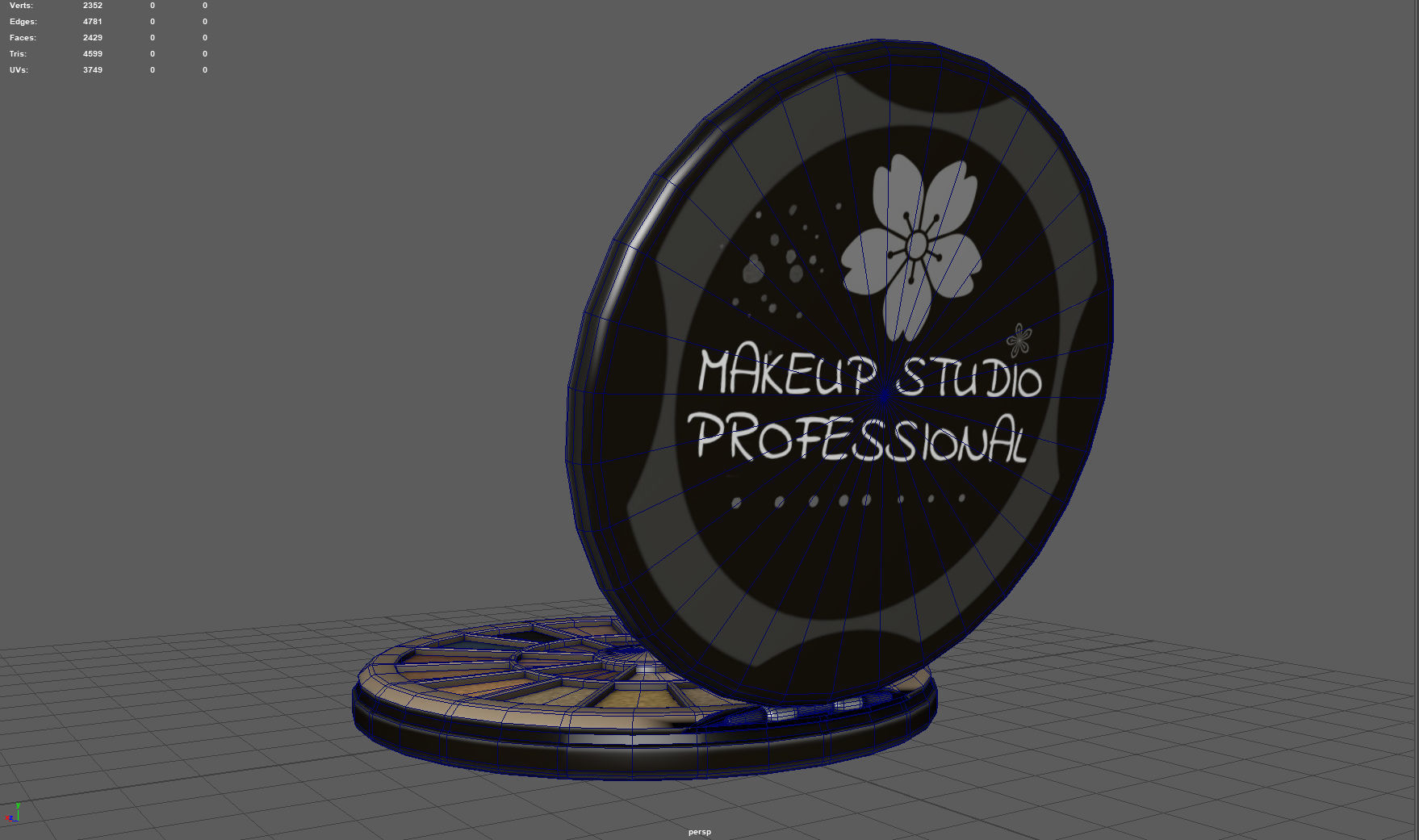 MAKE UP EYE SHADES Low-poly 3D model_17