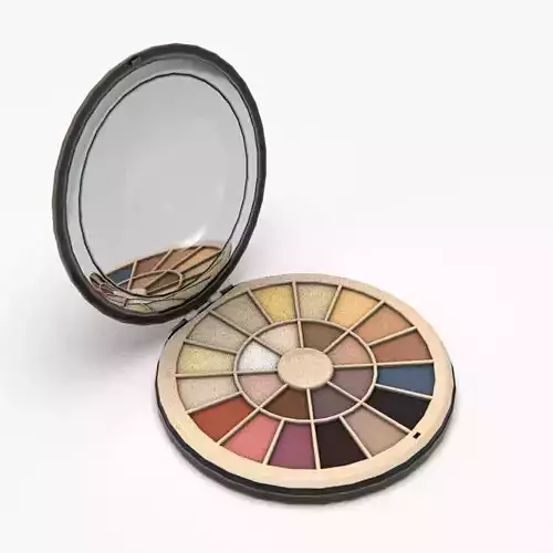 MAKE UP EYE SHADES Low-poly 3D model