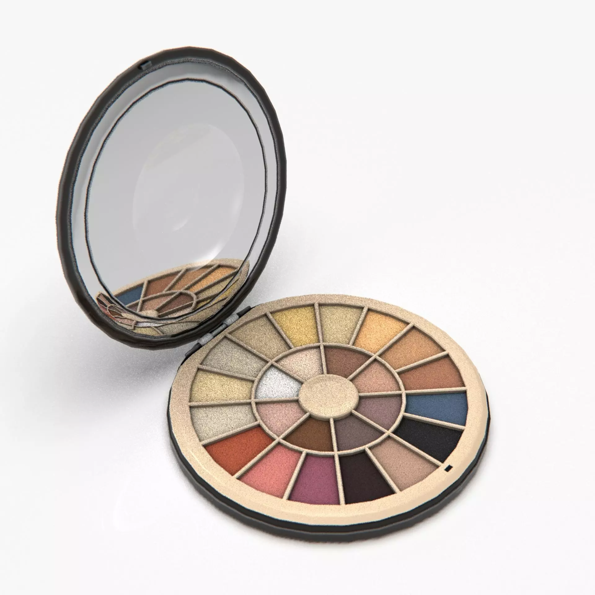 MAKE UP EYE SHADES Low-poly 3D model_0