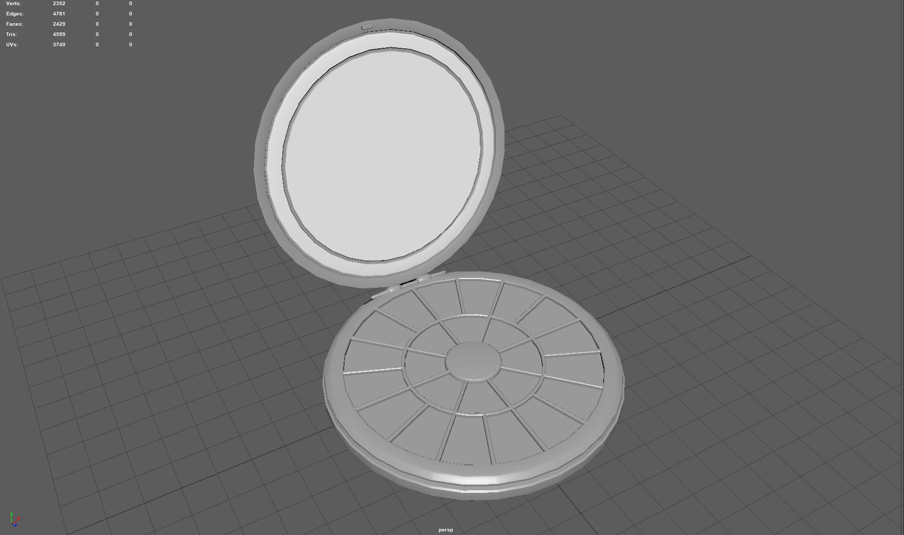 MAKE UP EYE SHADES Low-poly 3D model_11