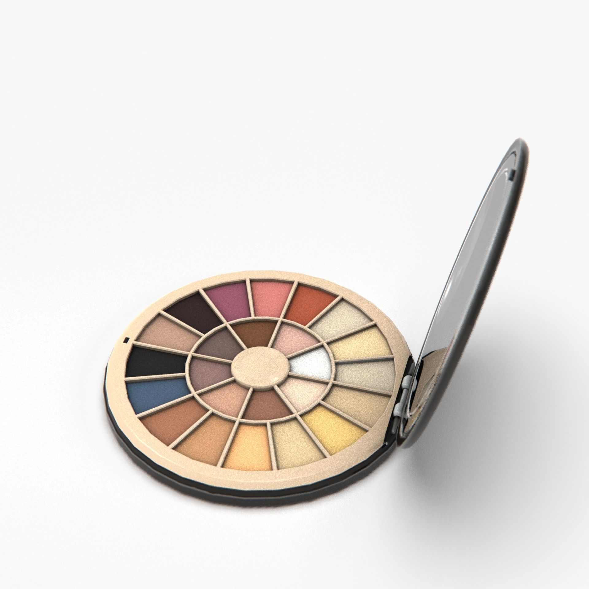 MAKE UP EYE SHADES Low-poly 3D model_7