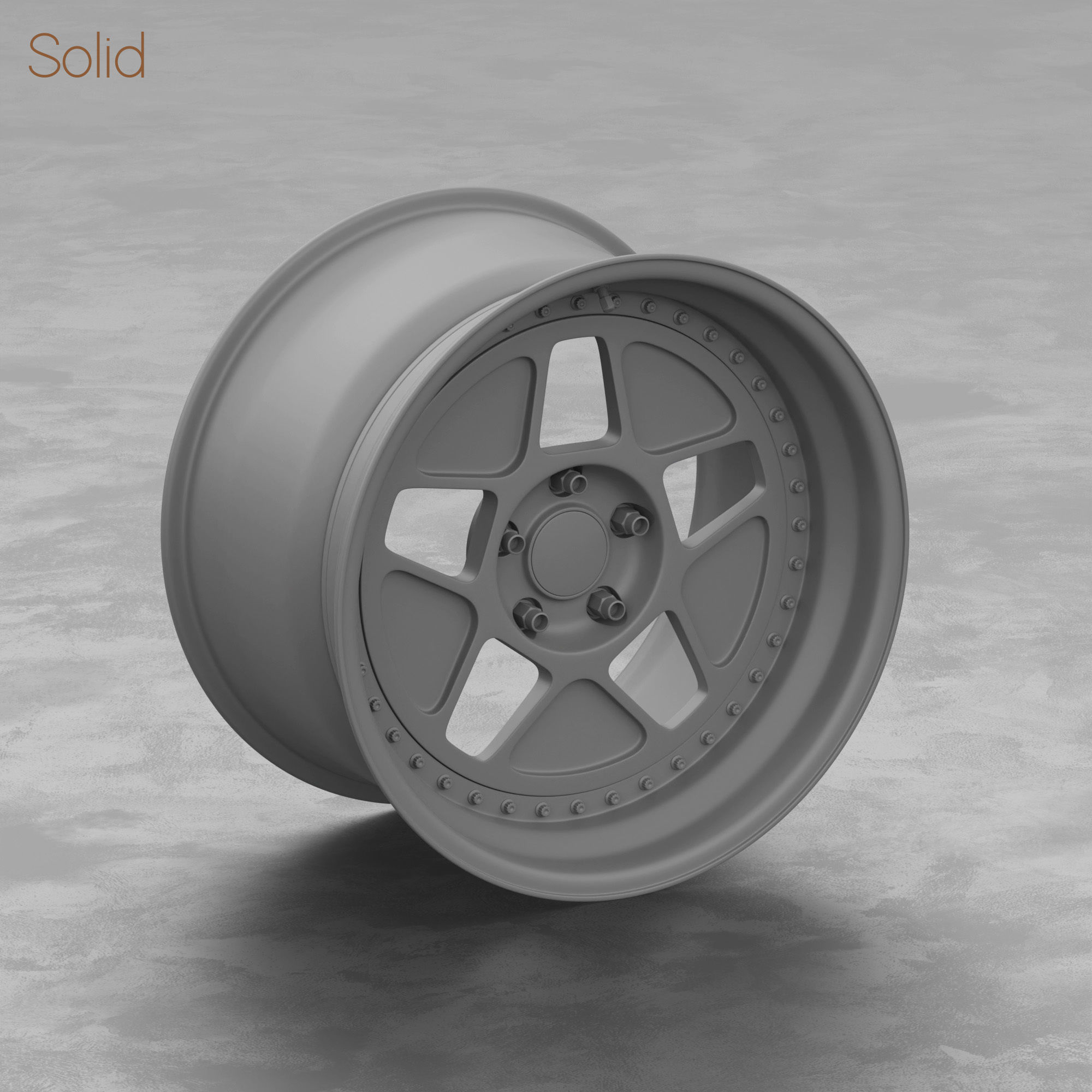 fifteen52 Tarmac R43 Hoonicorn Rim 3D Model Free 3D model_3
