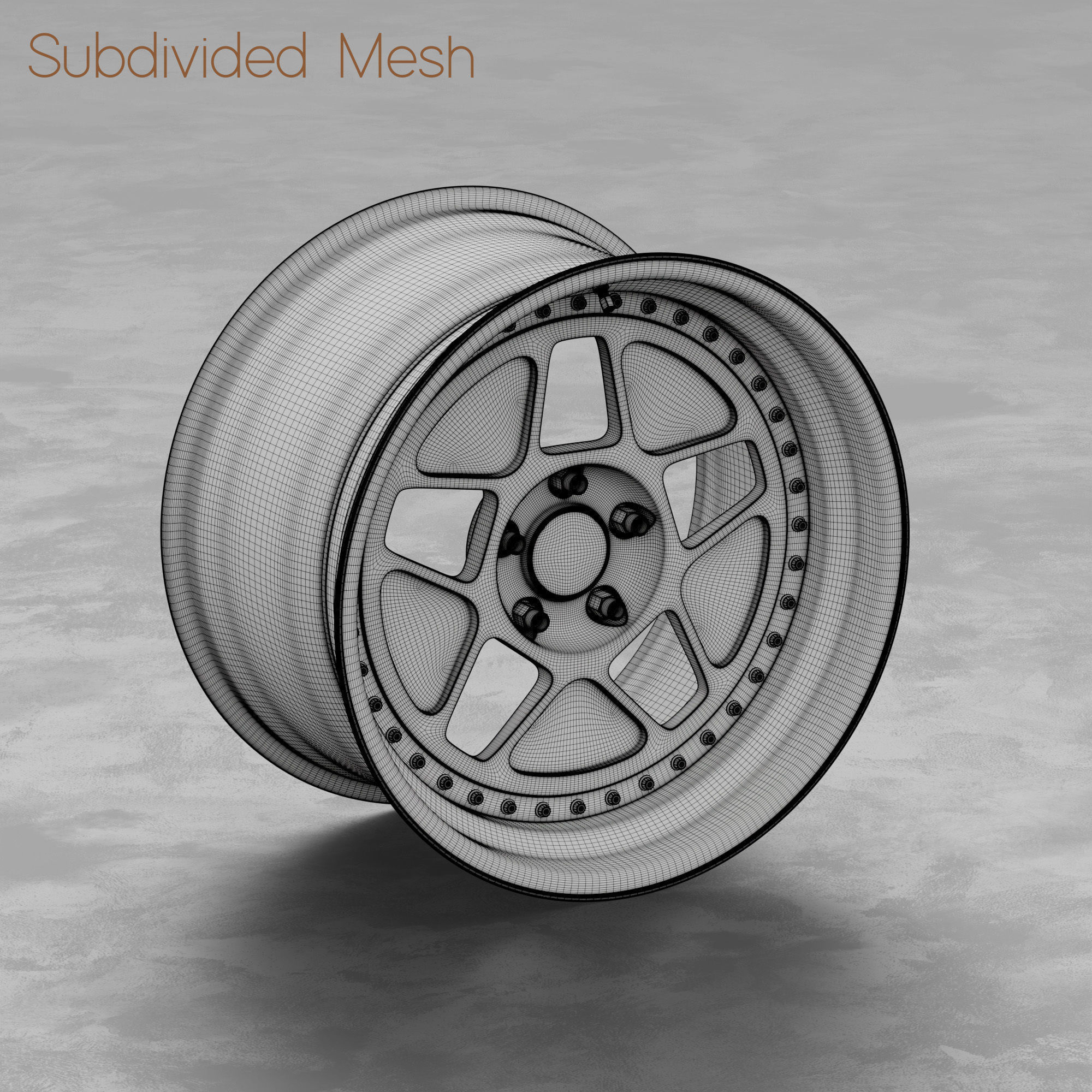 fifteen52 Tarmac R43 Hoonicorn Rim 3D Model Free 3D model_2