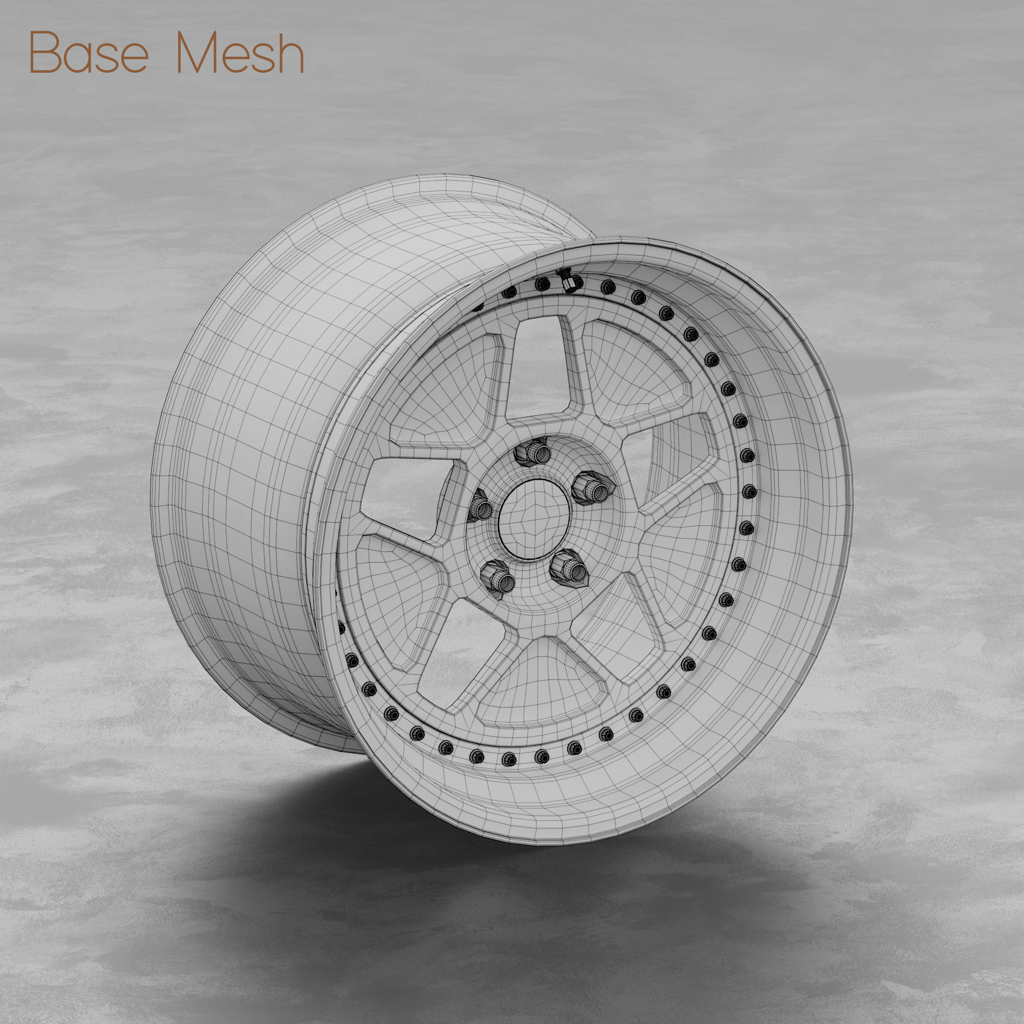 fifteen52 Tarmac R43 Hoonicorn Rim 3D Model Free 3D model_1