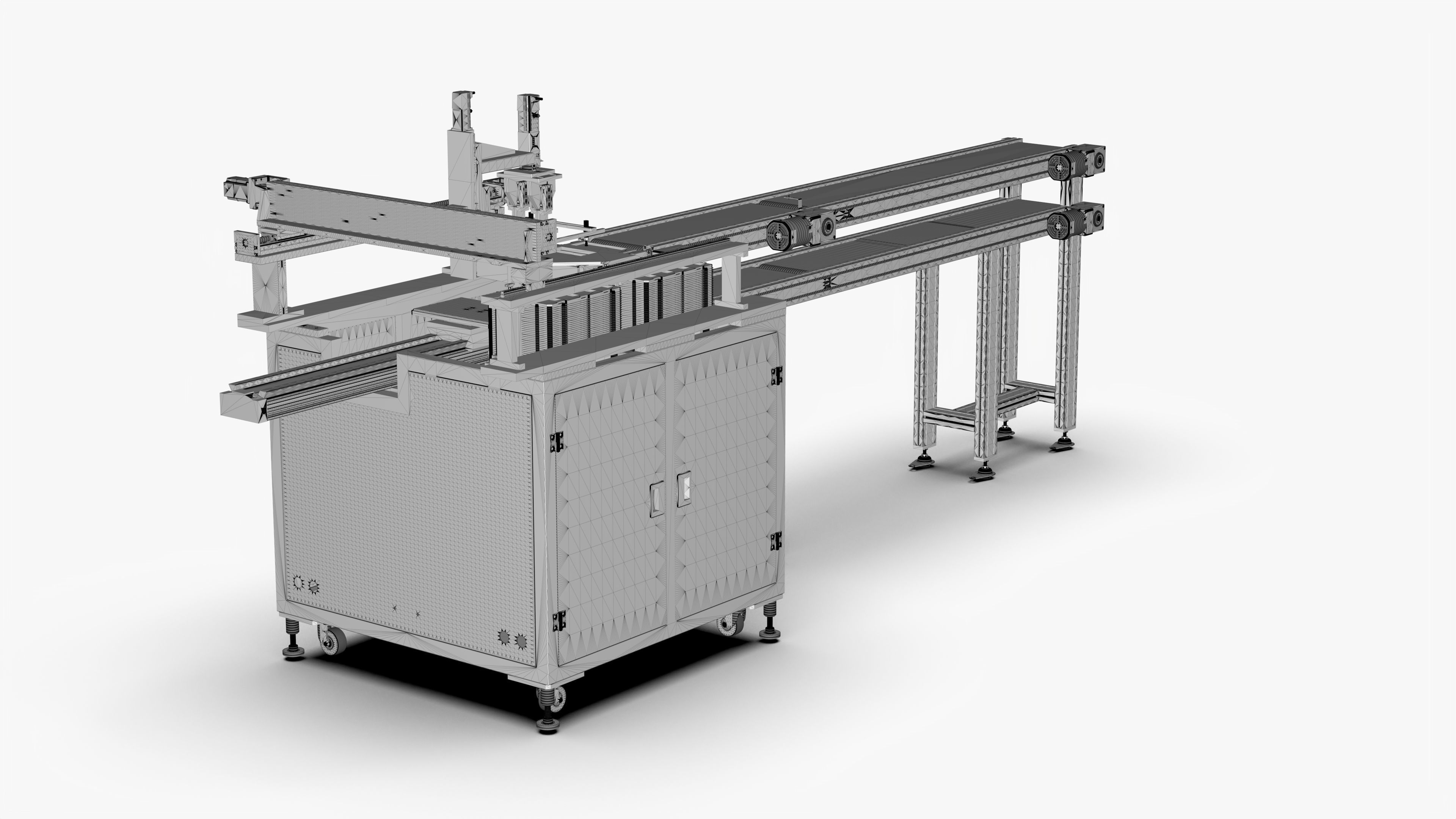Automatic Plate Transfer Machine 3D model_15