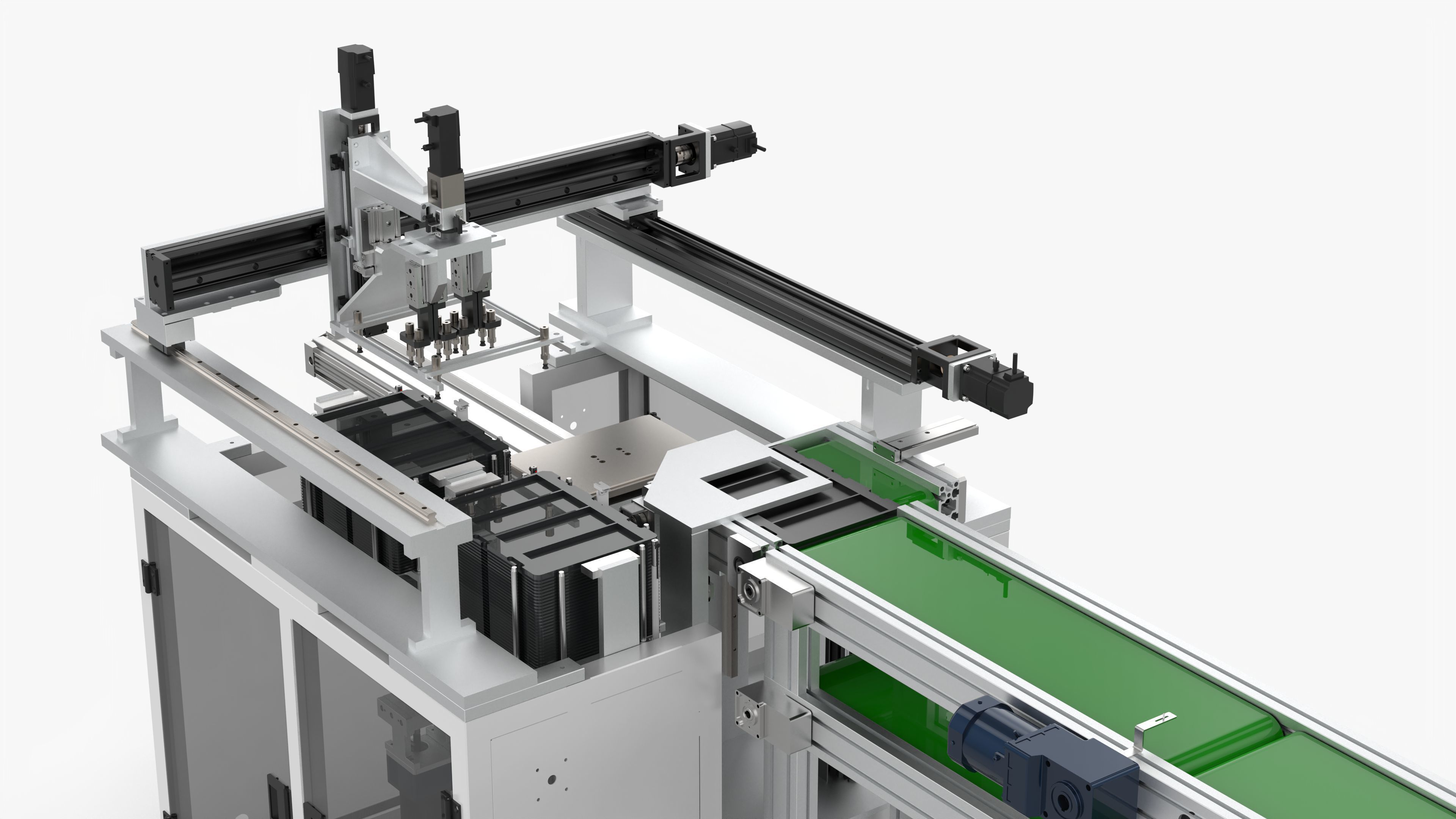 Automatic Plate Transfer Machine 3D model_9