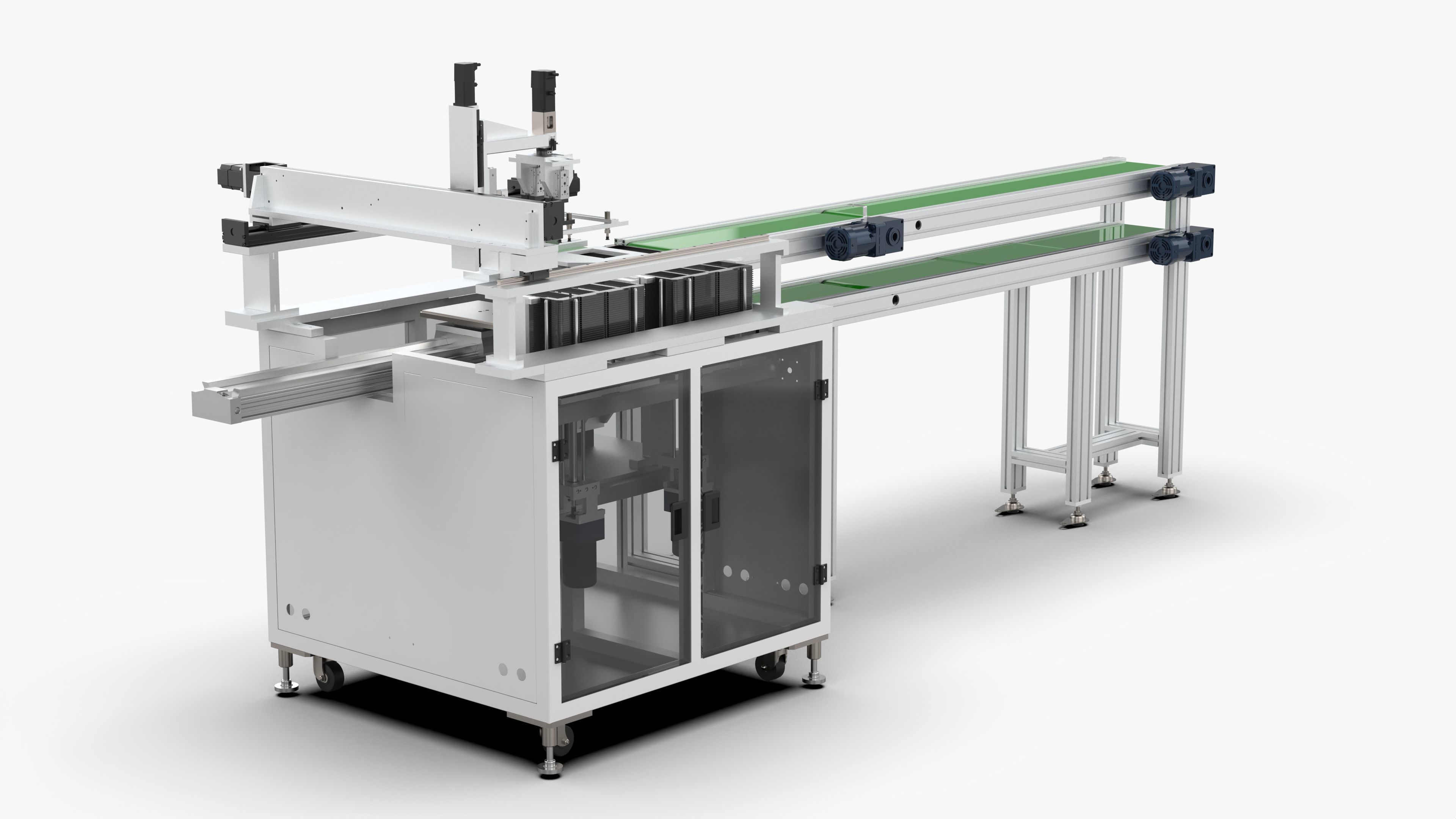 Automatic Plate Transfer Machine 3D model_2