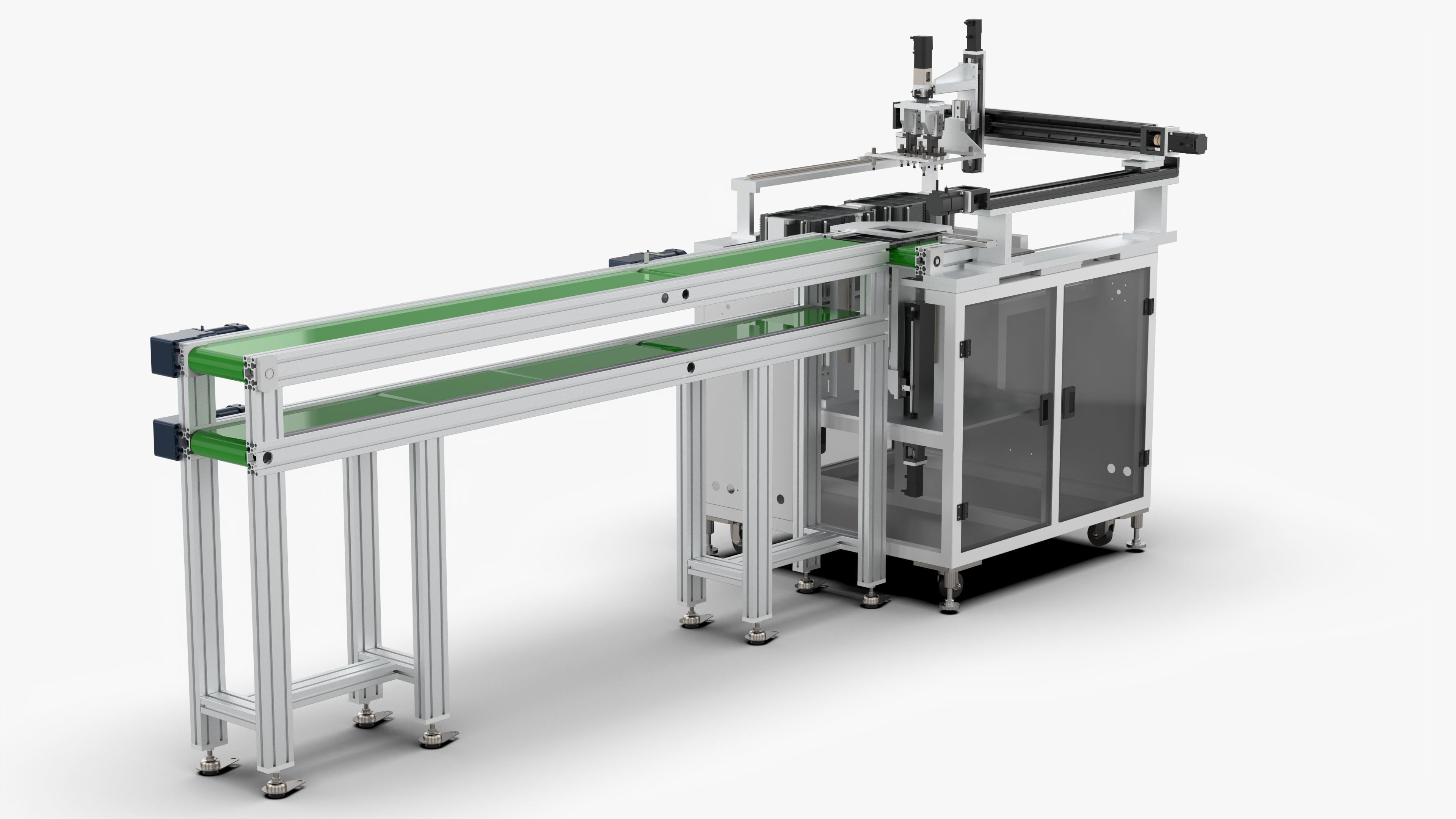 Automatic Plate Transfer Machine 3D model_4