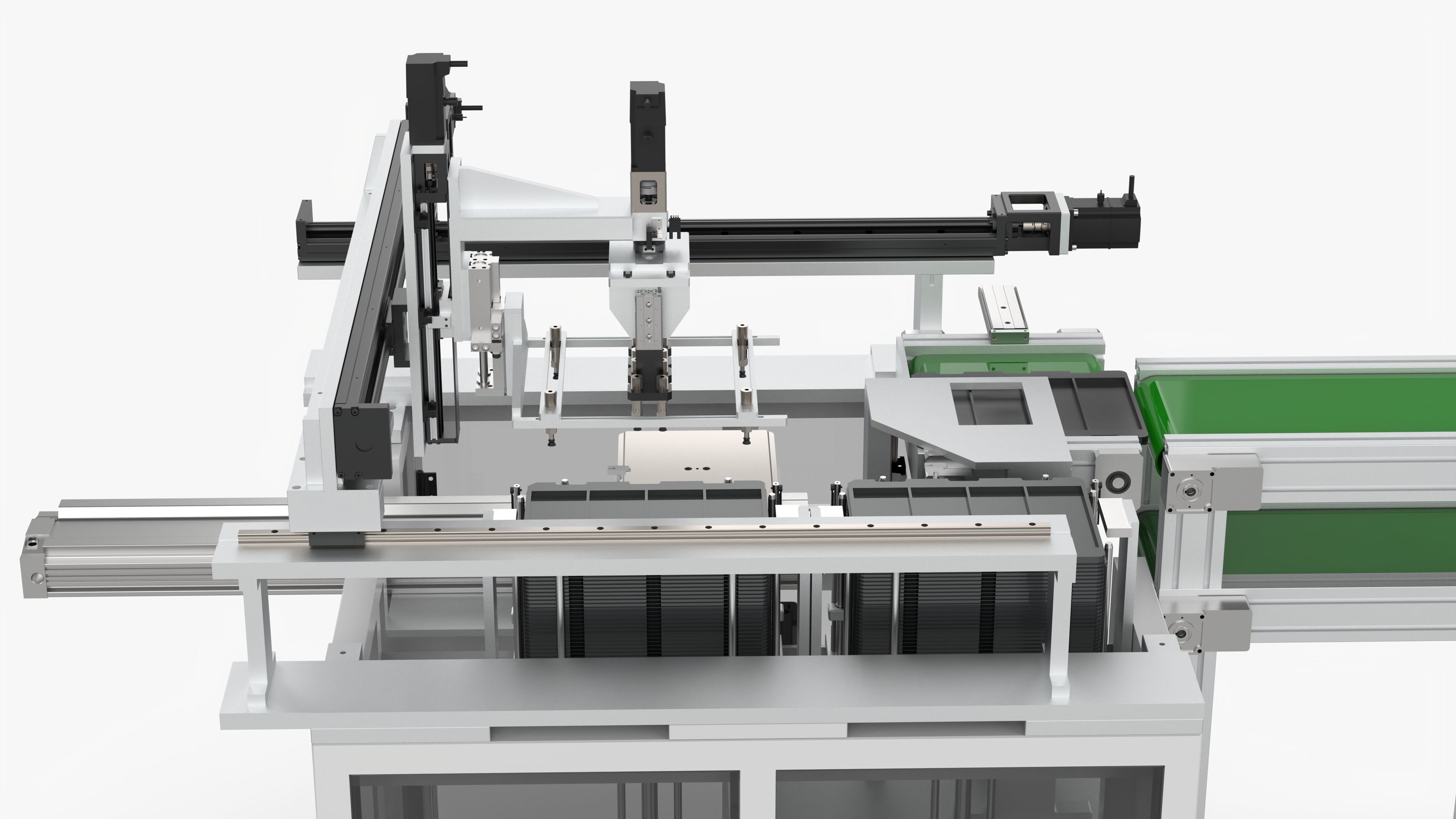 Automatic Plate Transfer Machine 3D model_11